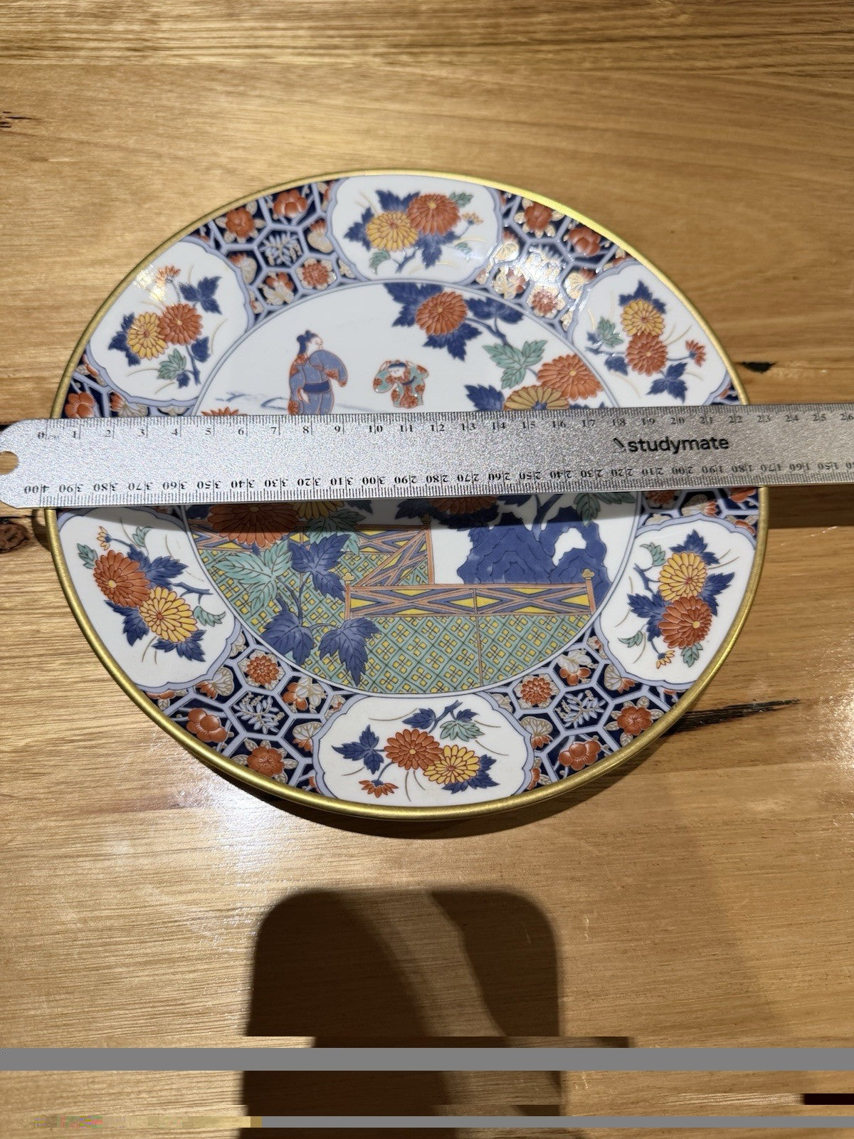 6 x Franklin Mint Koransha Imari Style Banquet of Flowers Plates Set 6 22.5cm