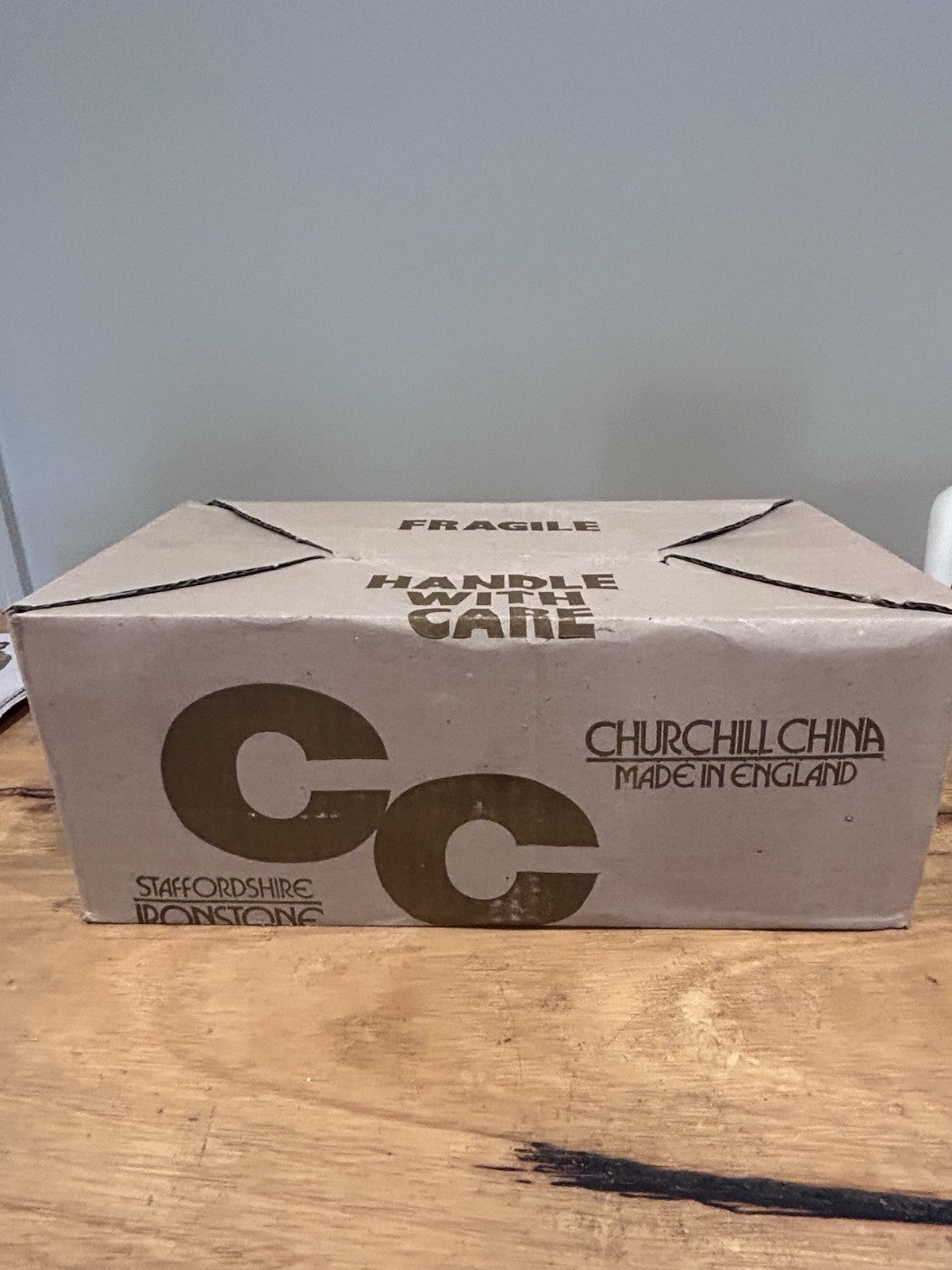 Vintage 1970s Churchill Homespun Stonecast Mugs – Set of 6 in Original Box