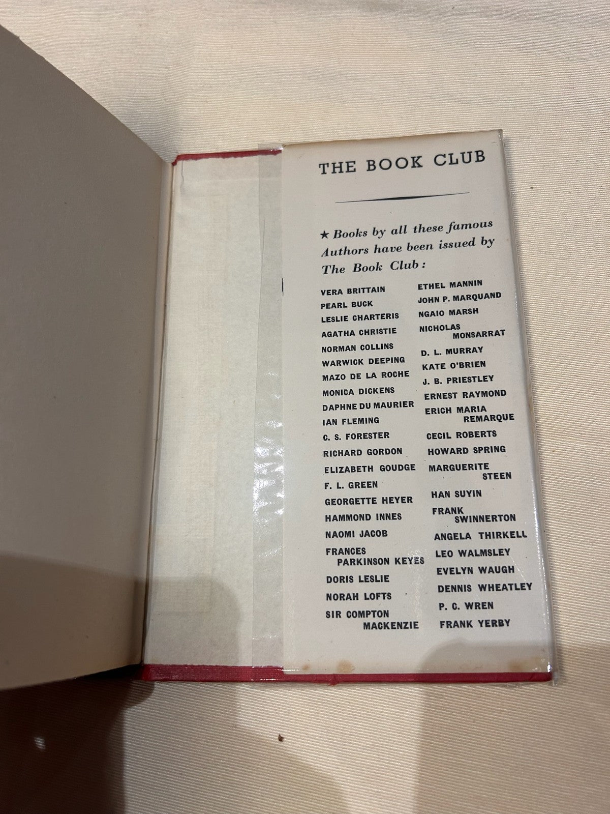 The Pillow Fight – Nicholas Monsarrat | Vintage Hardcover Book Club Edition