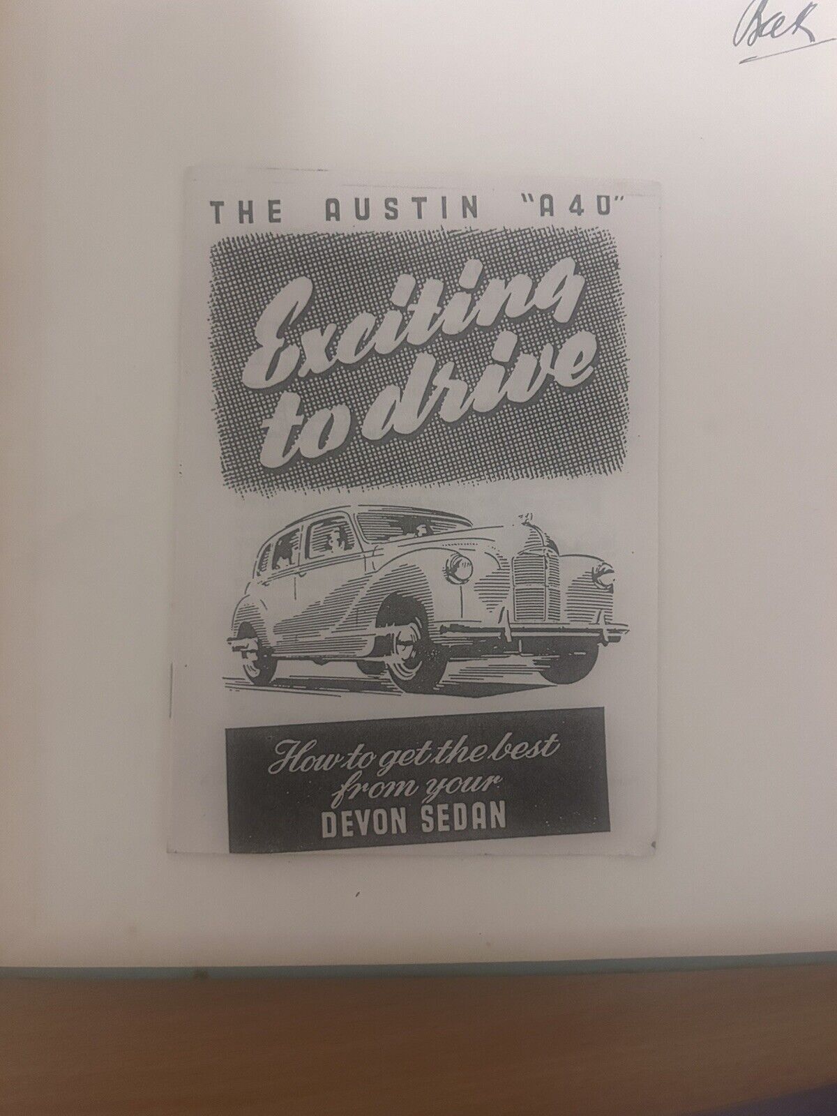 Austin A40 Service Manual Series GS2 G2S2 GS3 GV2 GQU2 GP2 Hardcover Book 1950