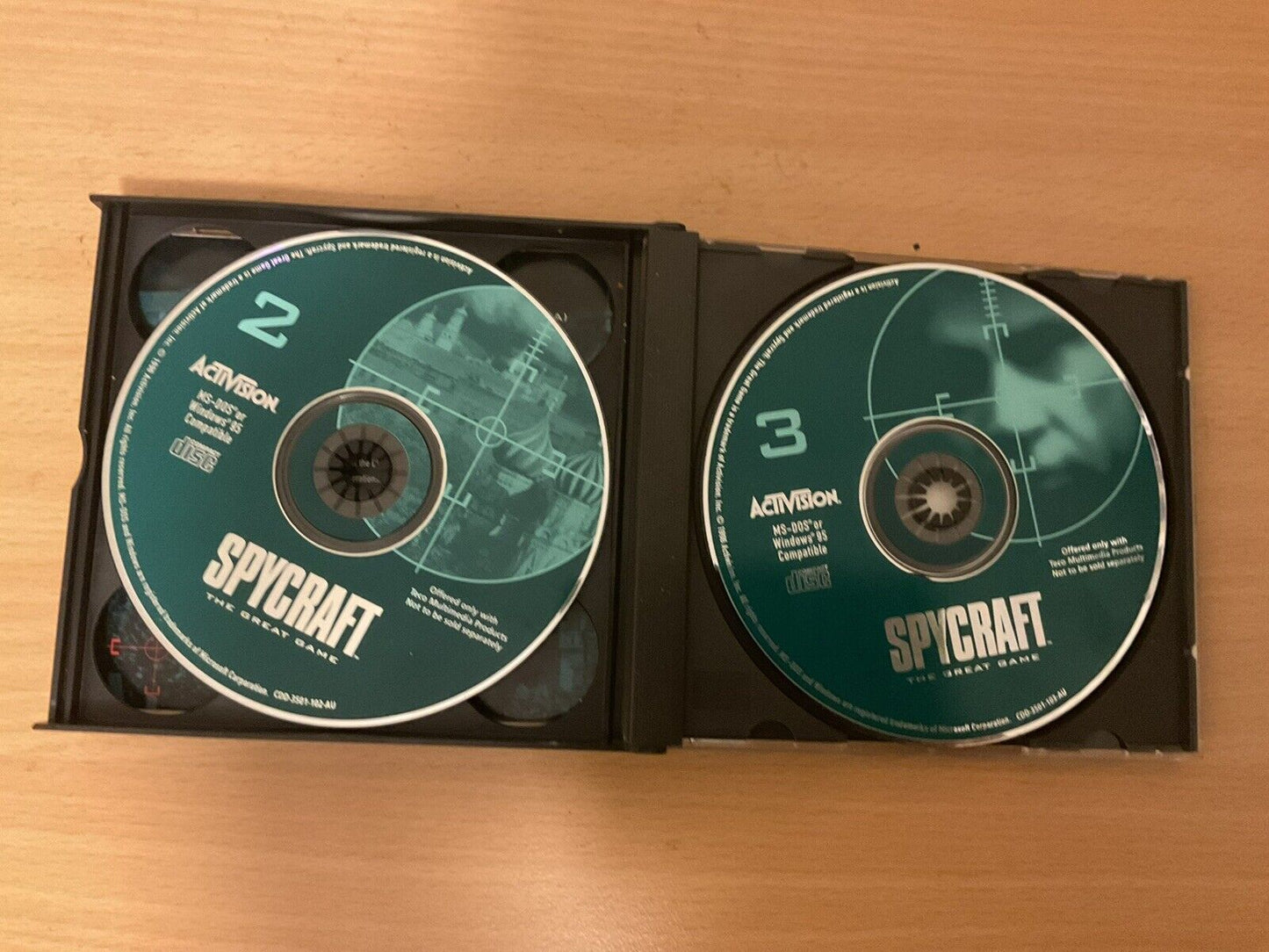SPYCRAFT PC CDROM Vintage Game - Activision 1996 and Official Guide Book 1996