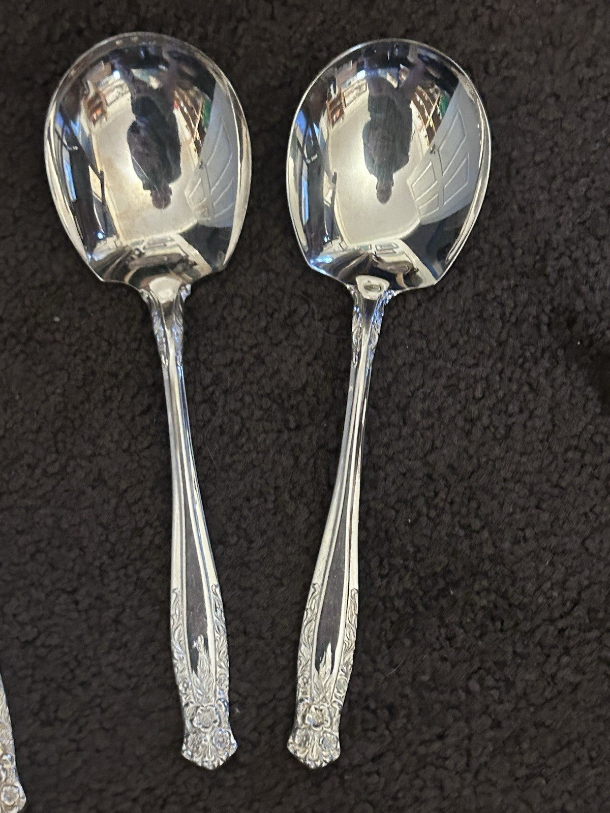 Grosvenor Laureate Silver Plated Cutlery Set for 6 + Serving Pieces 1960s Vintag