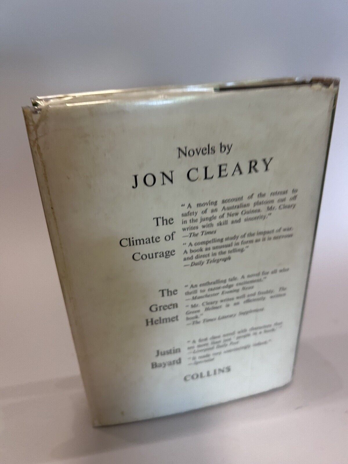 Jon Cleary ‘Back Of Sunset’ 1959 Edition With Dust Jacket