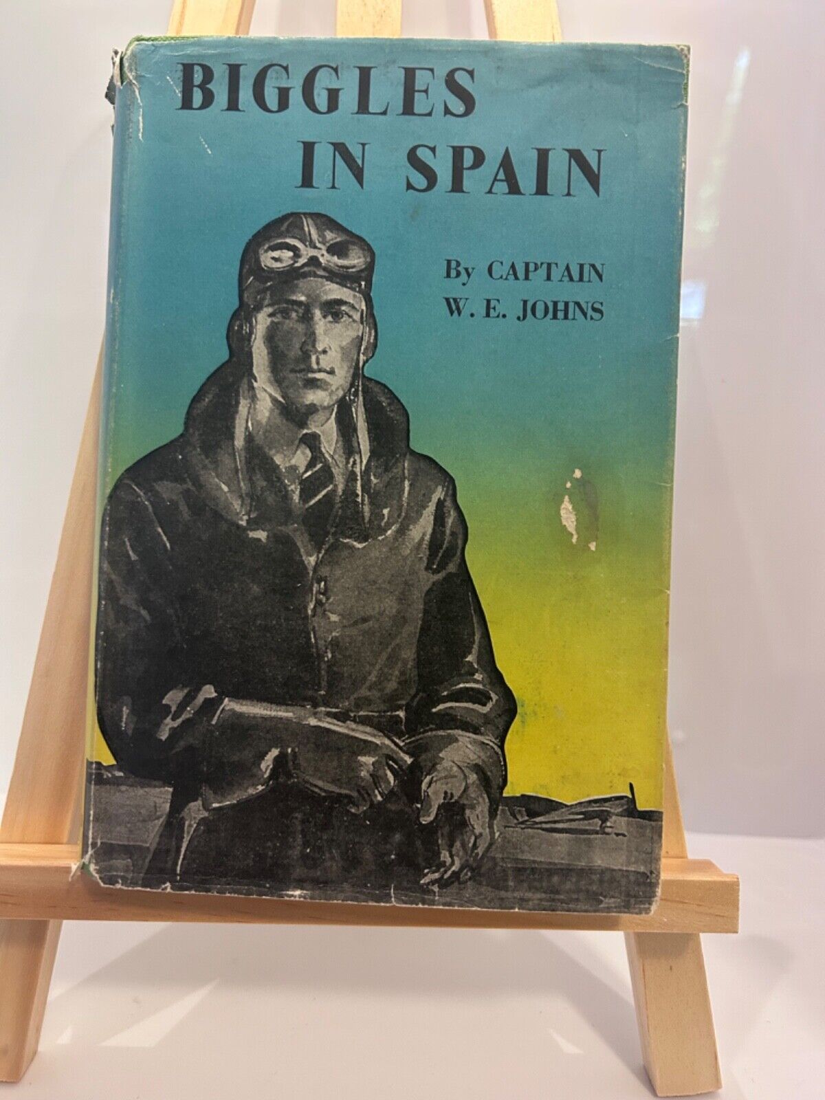 Biggles In Spain - Hardcover Book By Captain W E Johns with Dust Jacket