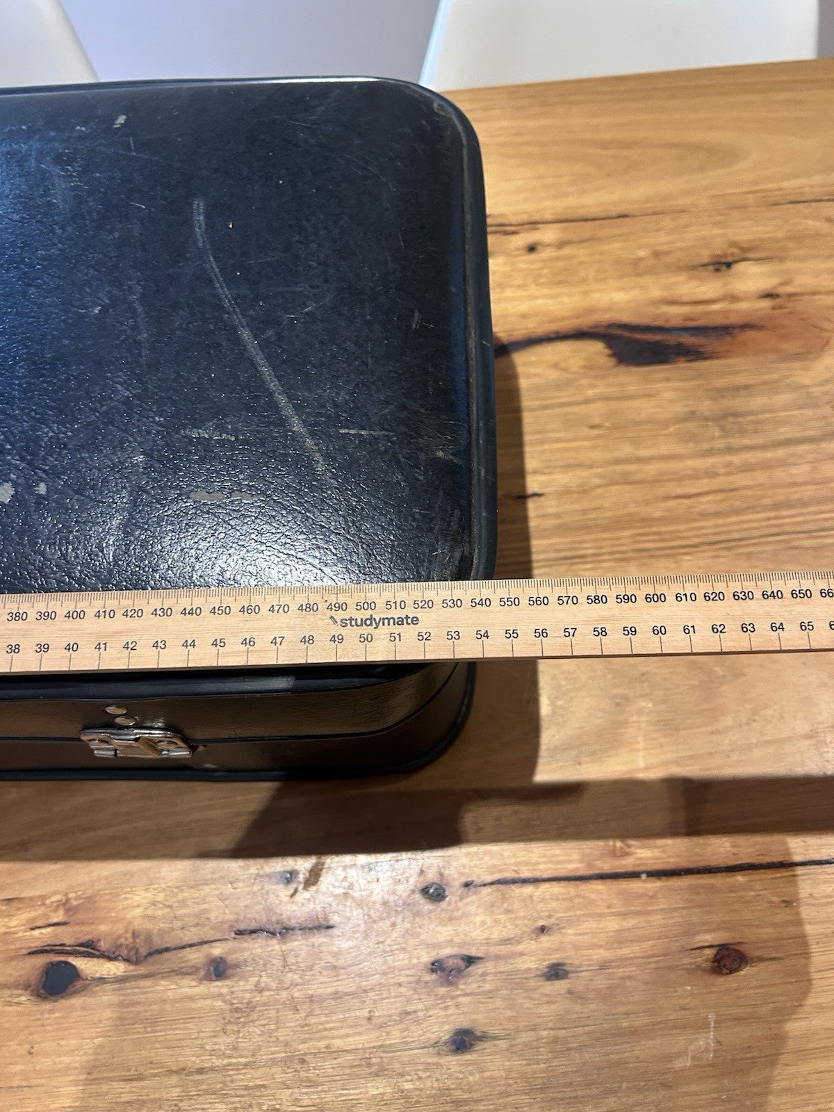 Vintage 1950s P&O Orient Lines Cabin Suitcase Orcades Cheney Latches 54x33cm