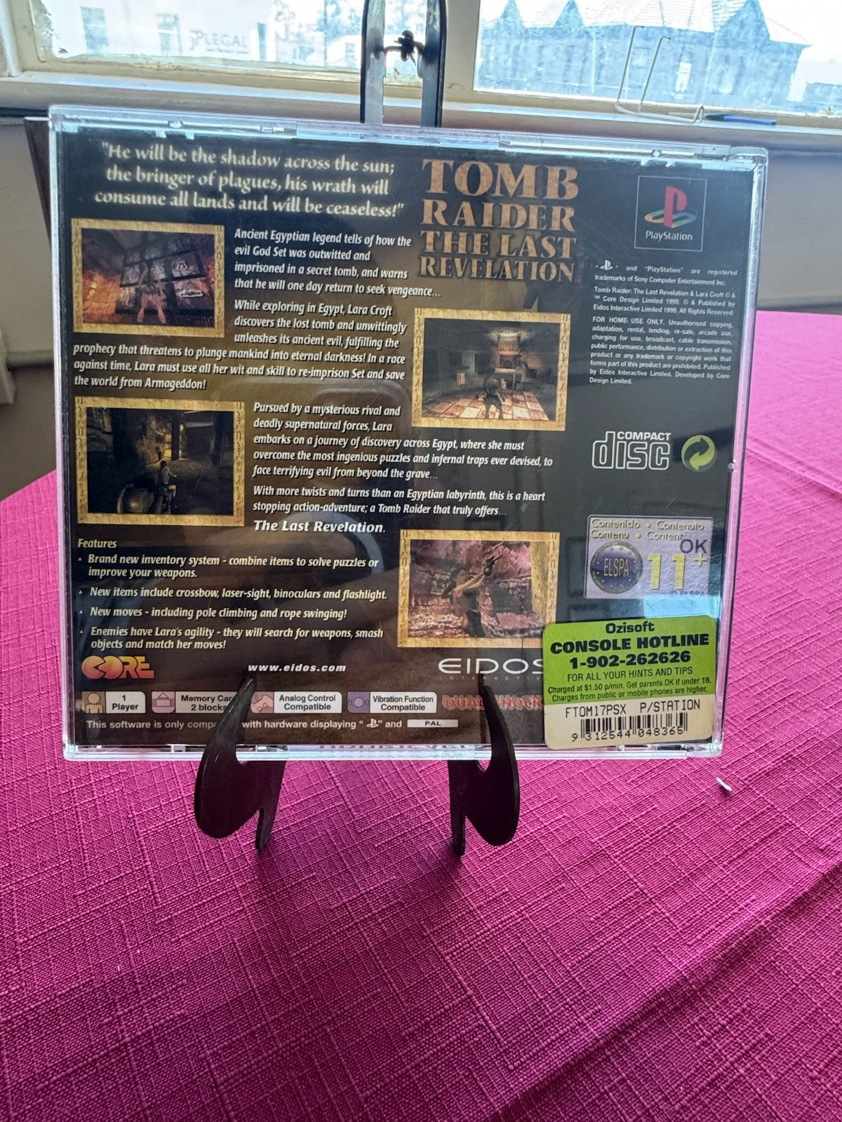 Tomb Raider The Last Revelation PlayStation PS1 PAL – Complete w Manual | 1999