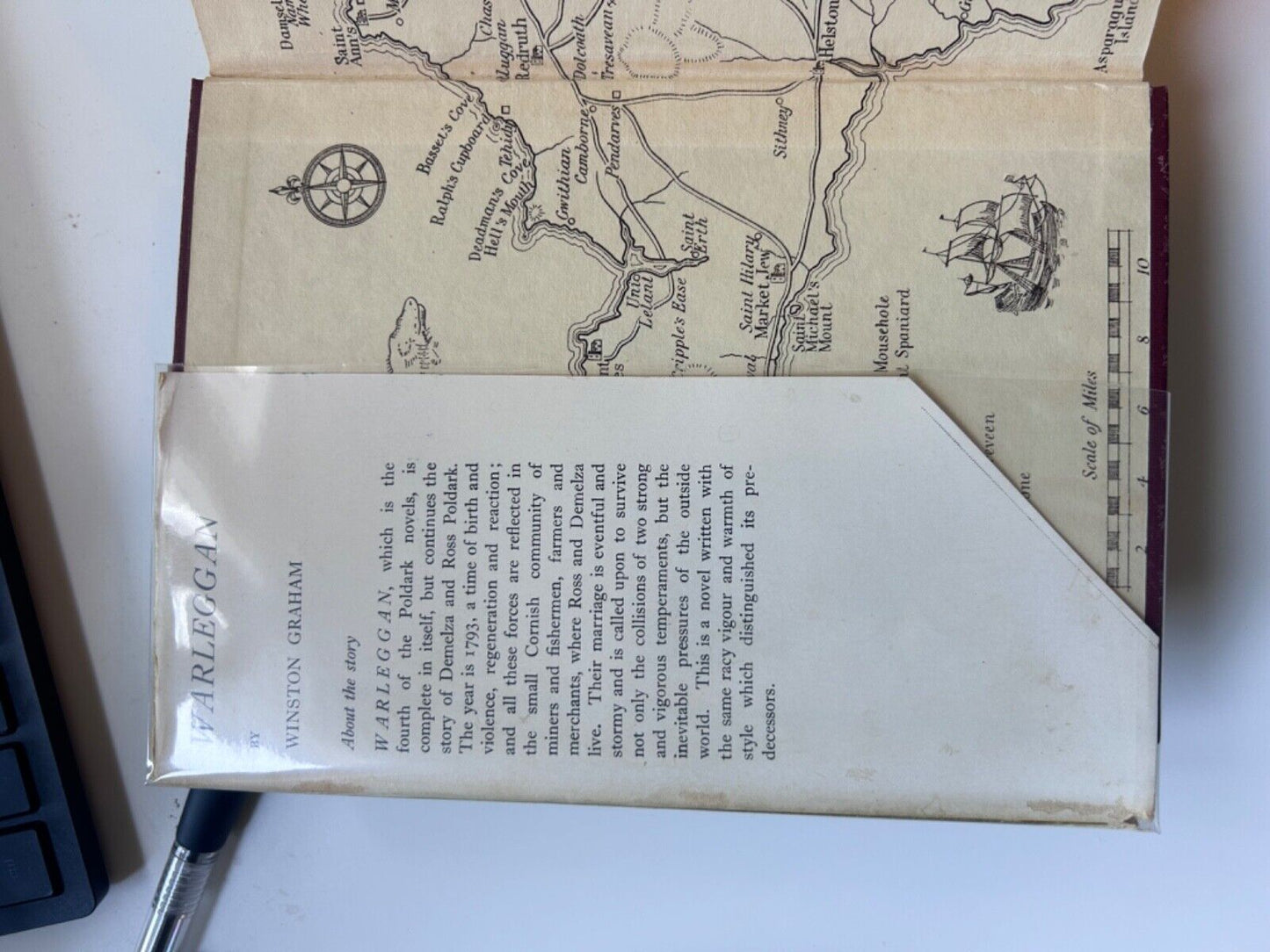 Winston GRAHAM / Warleggan A Novel of Cornwall 1792-1793 1st Edition 1953