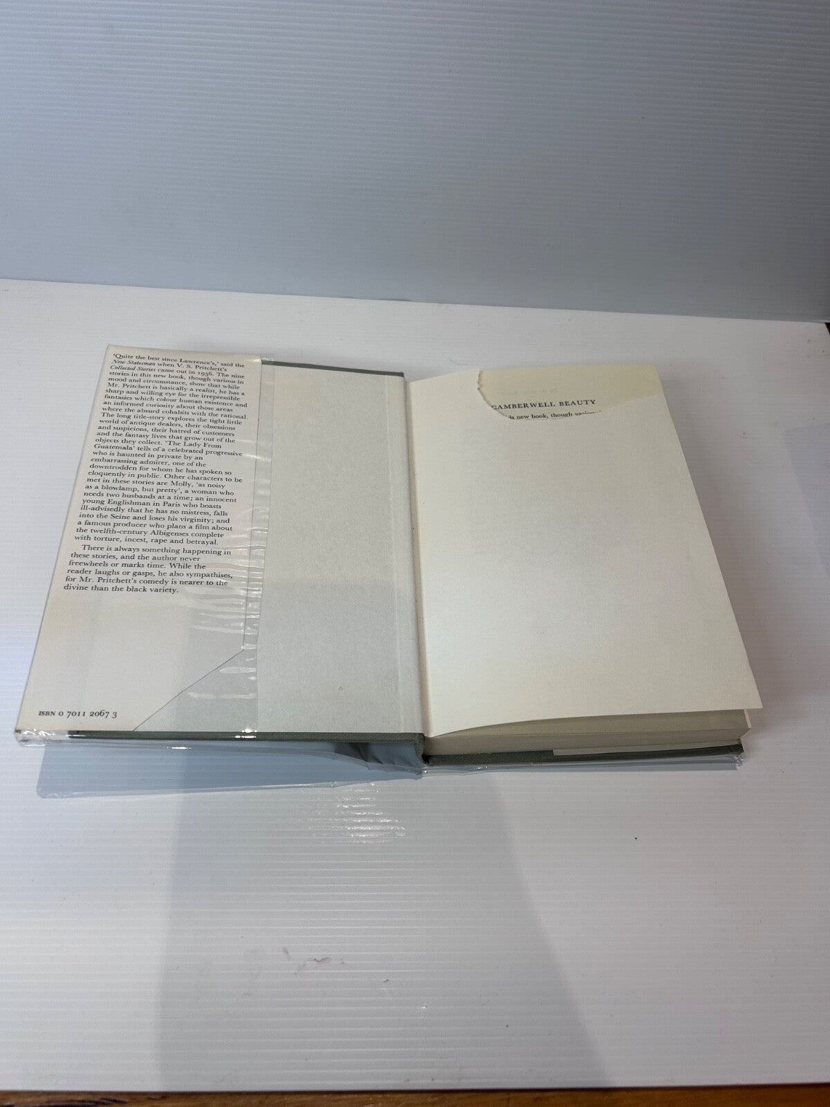 The Camberwell Beauty V.S. Pritchett 1974 HC DJ 1st UK Ed Chatto & Windus 203pp
