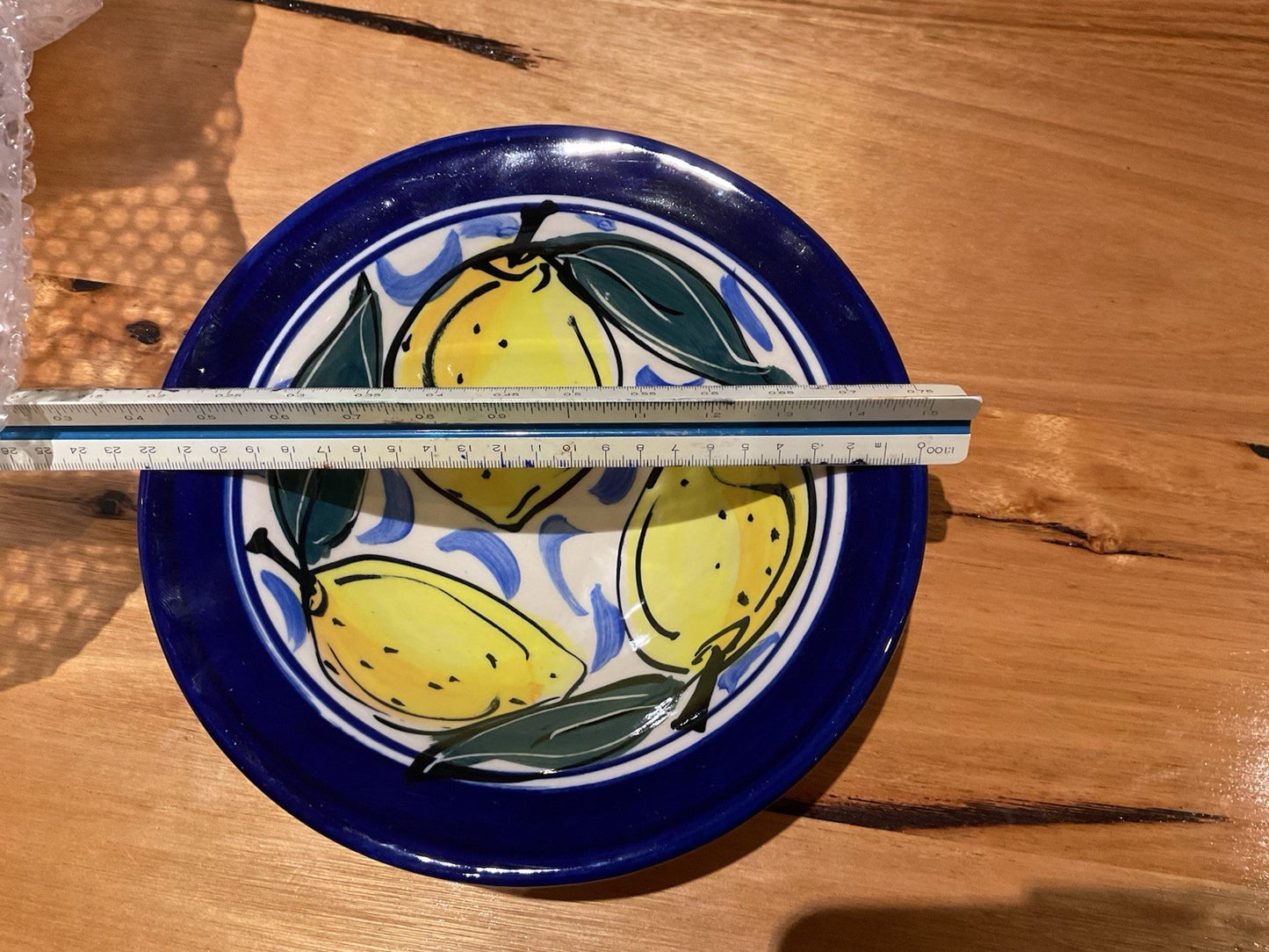 Mary-Lou Pittard 1997 Studio Pottery Bowls Lemon 22cm AU 4 Available