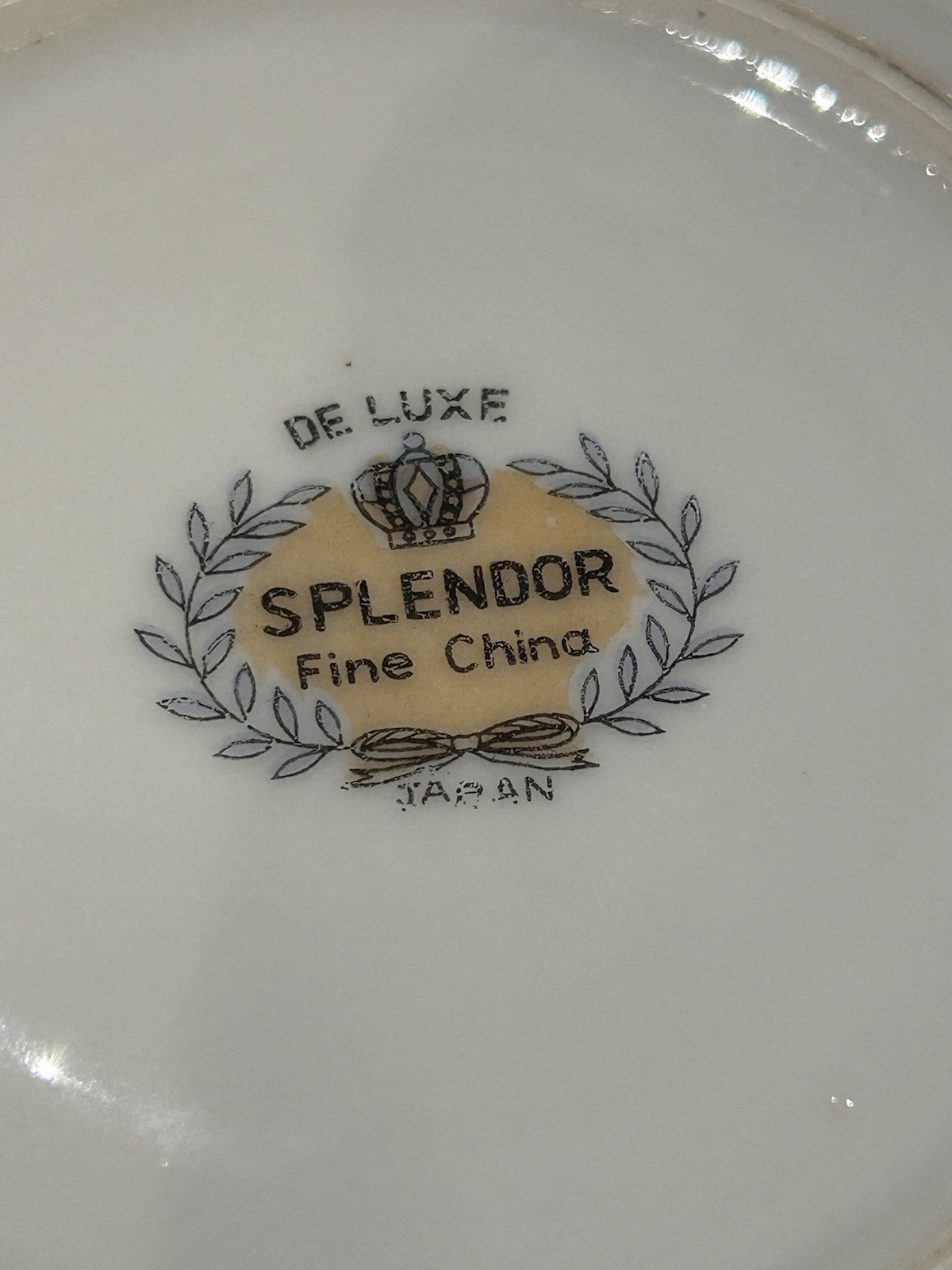 Vintage Splendor Fine China Japan Teacups & Saucers Gilt Floral Set of 2