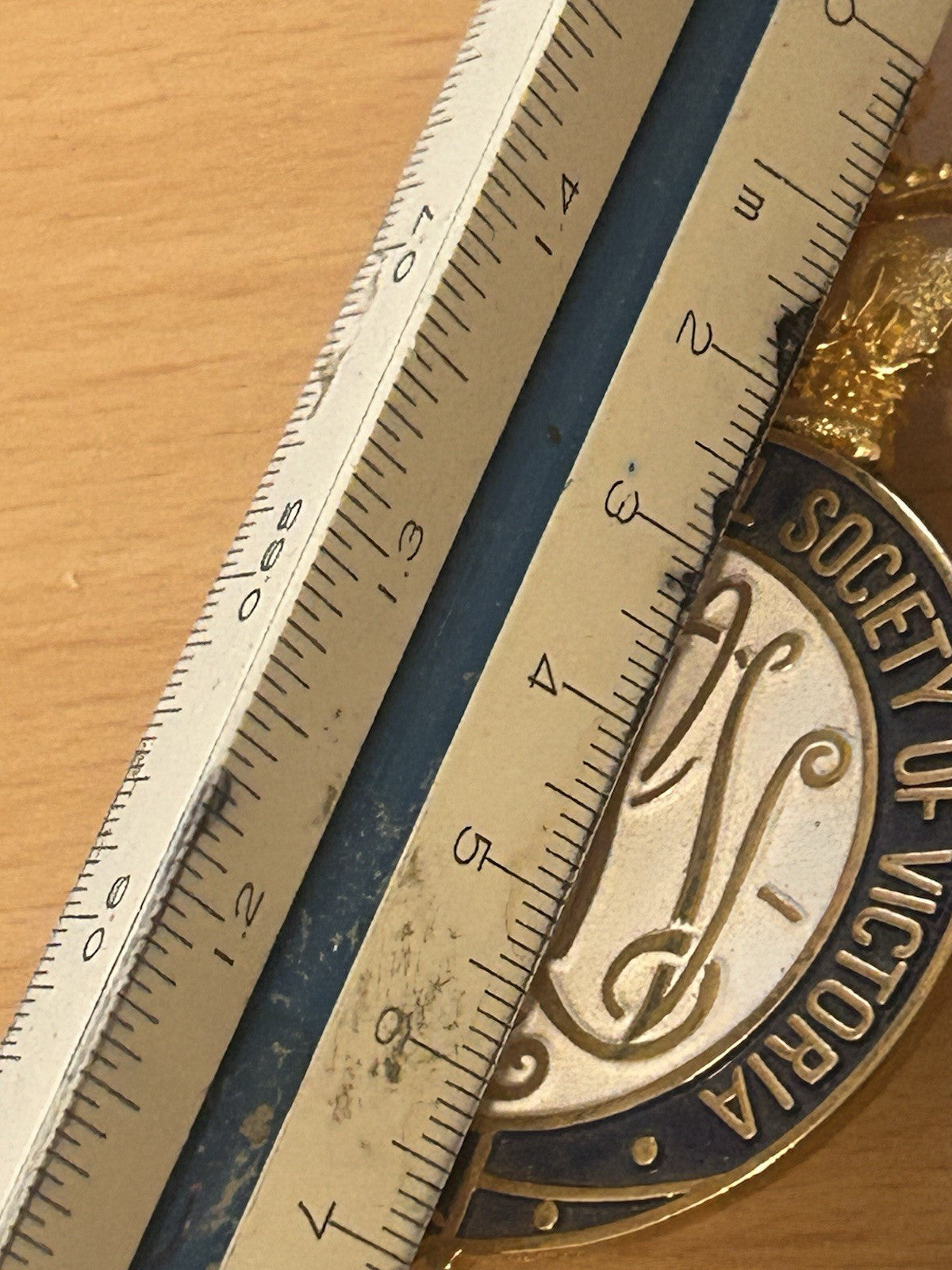 Royal Agricultural Society of Victoria Enamel Badge LEGA MELB c1950s–60s 7cm