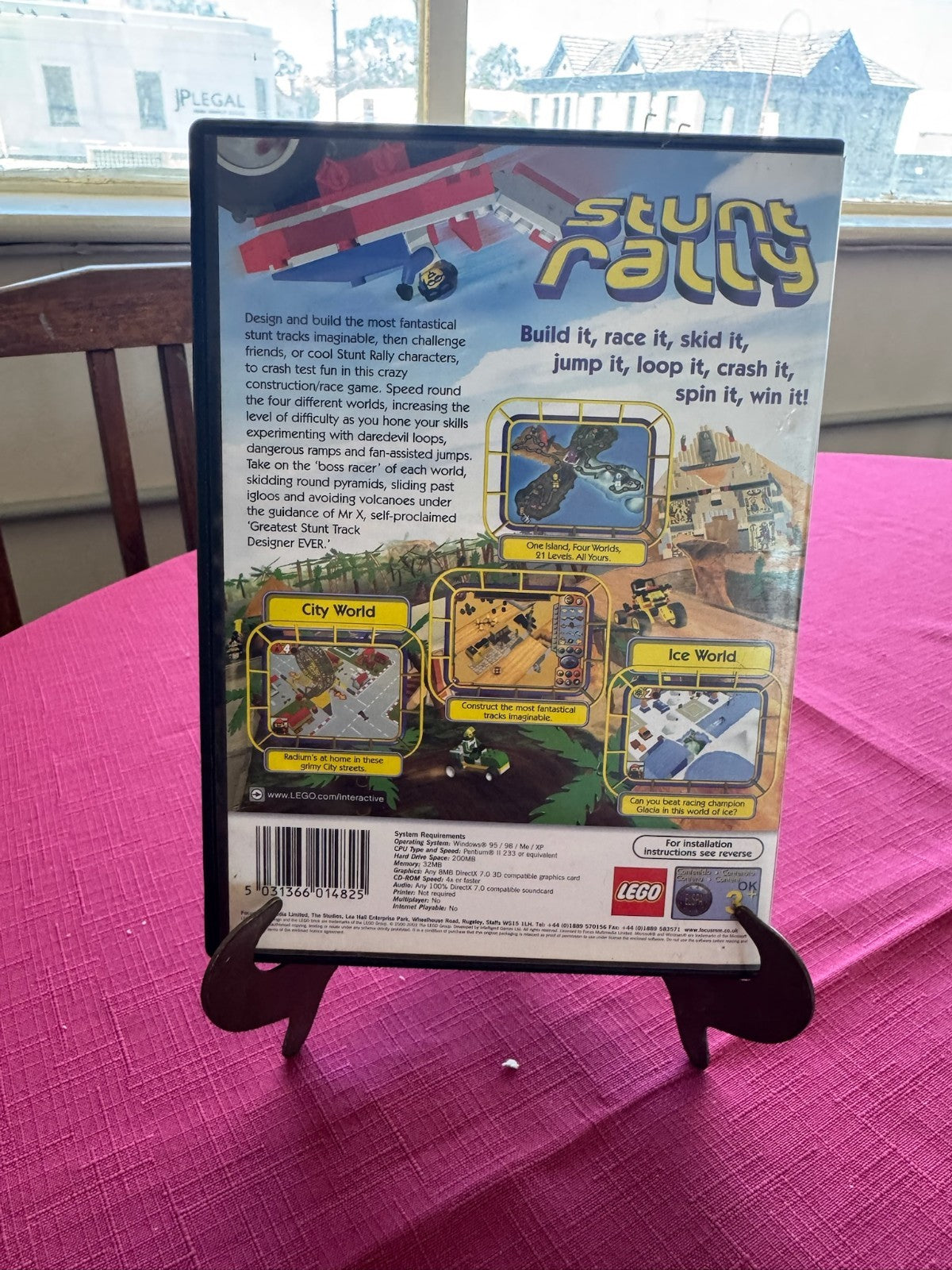 LEGO Stunt Rally PC CD-ROM – Complete w Case & Disc | Classic LEGO Racing | 2000
