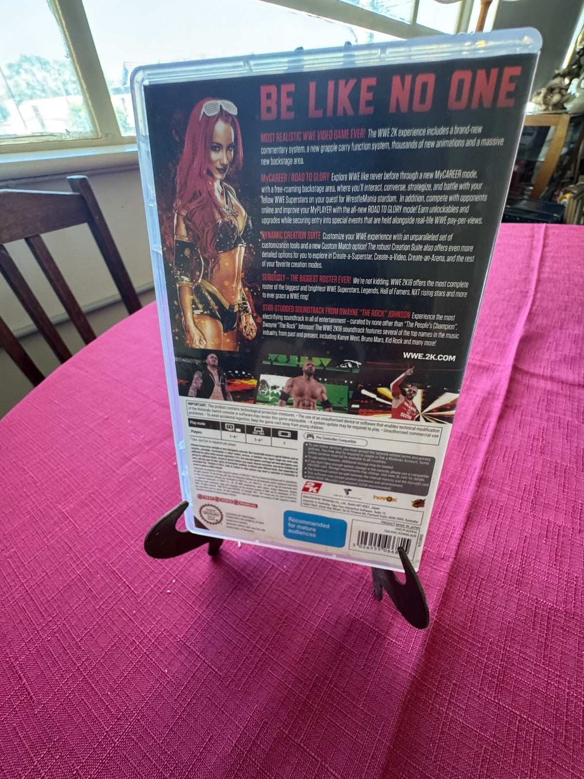 WWE 2K18 Nintendo Switch – Complete w Case & Game Card | 2017