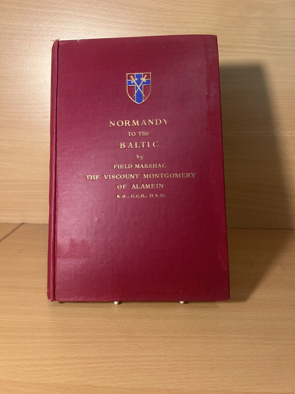 Normandy To The Baltic FIELD MARSHALL MONTGOMERY Vintage 1953 HC Ed. RARE W/ DJ