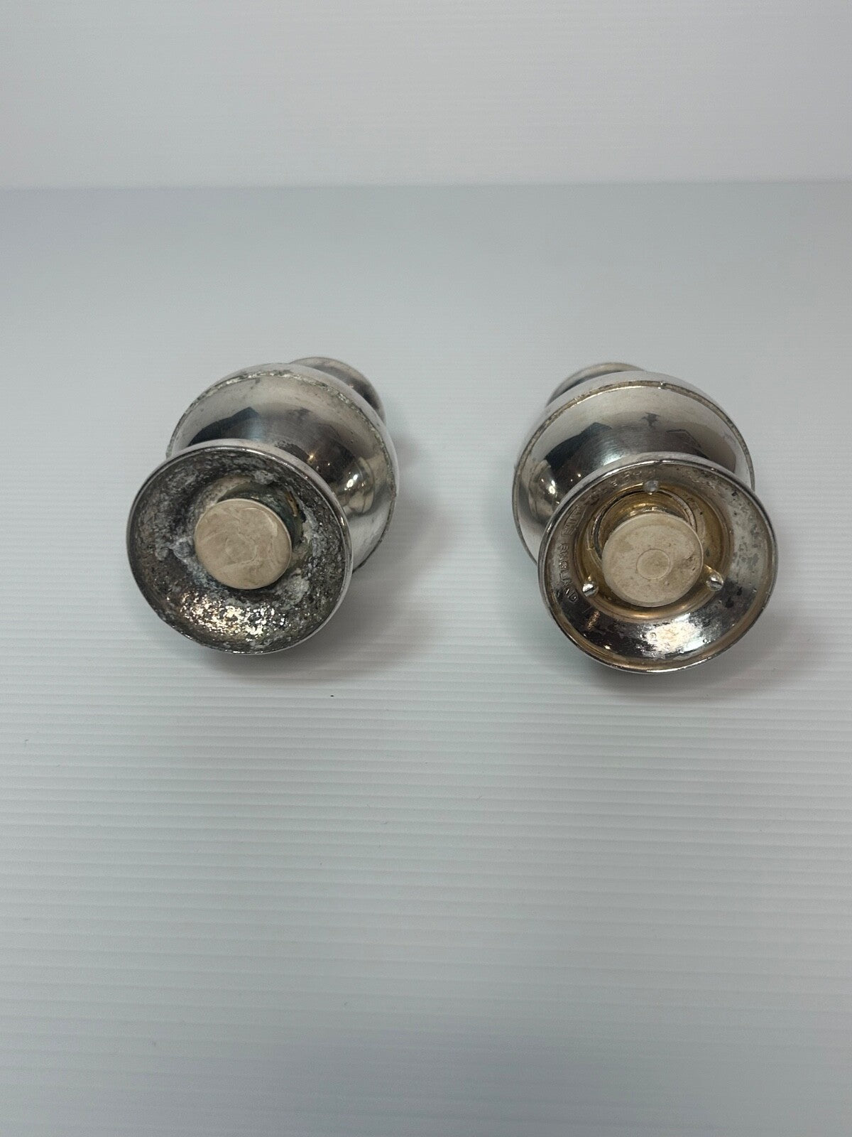 Vintage Ianthe Silver Plated Salt & Pepper Shakers – Made in England – Ornate