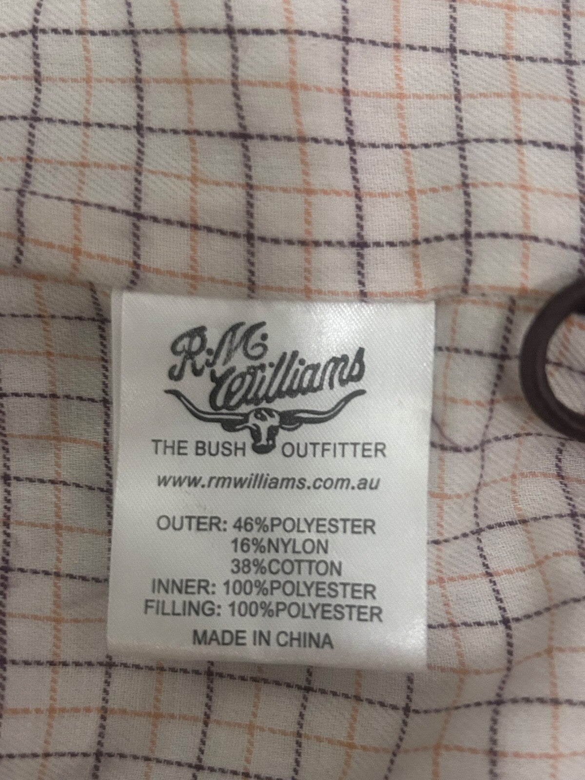 R.M. Williams Bush Outfitter Vest Brown XXL W2009 Quilted Jacket