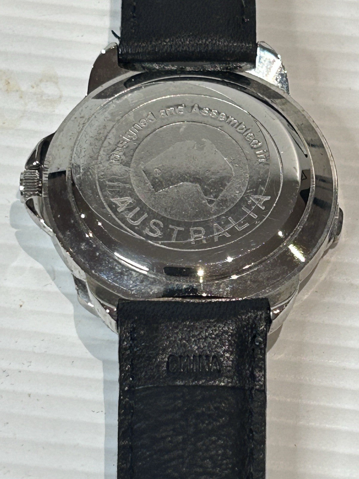 Vintage Honda Watch DSV Merchandising Boxed Leather Strap Assembled Australia