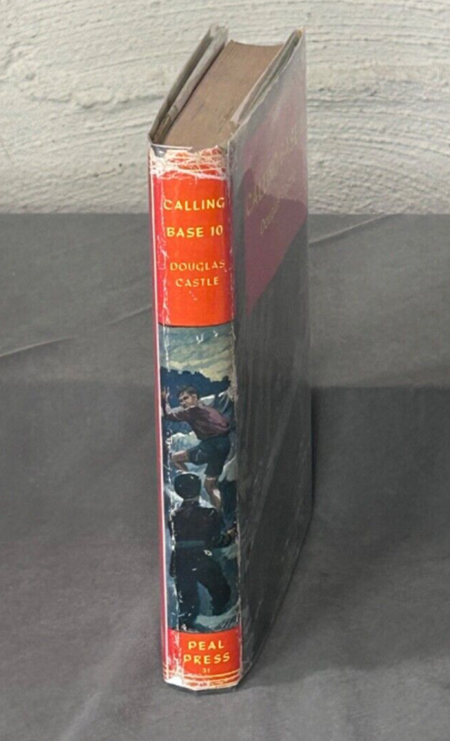 Calling Base 10 by Douglas Castle with unclipped dust jacket undated version