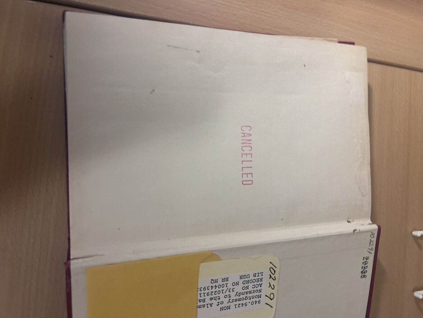 Normandy To The Baltic FIELD MARSHALL MONTGOMERY Vintage 1953 HC Ed. RARE W/ DJ