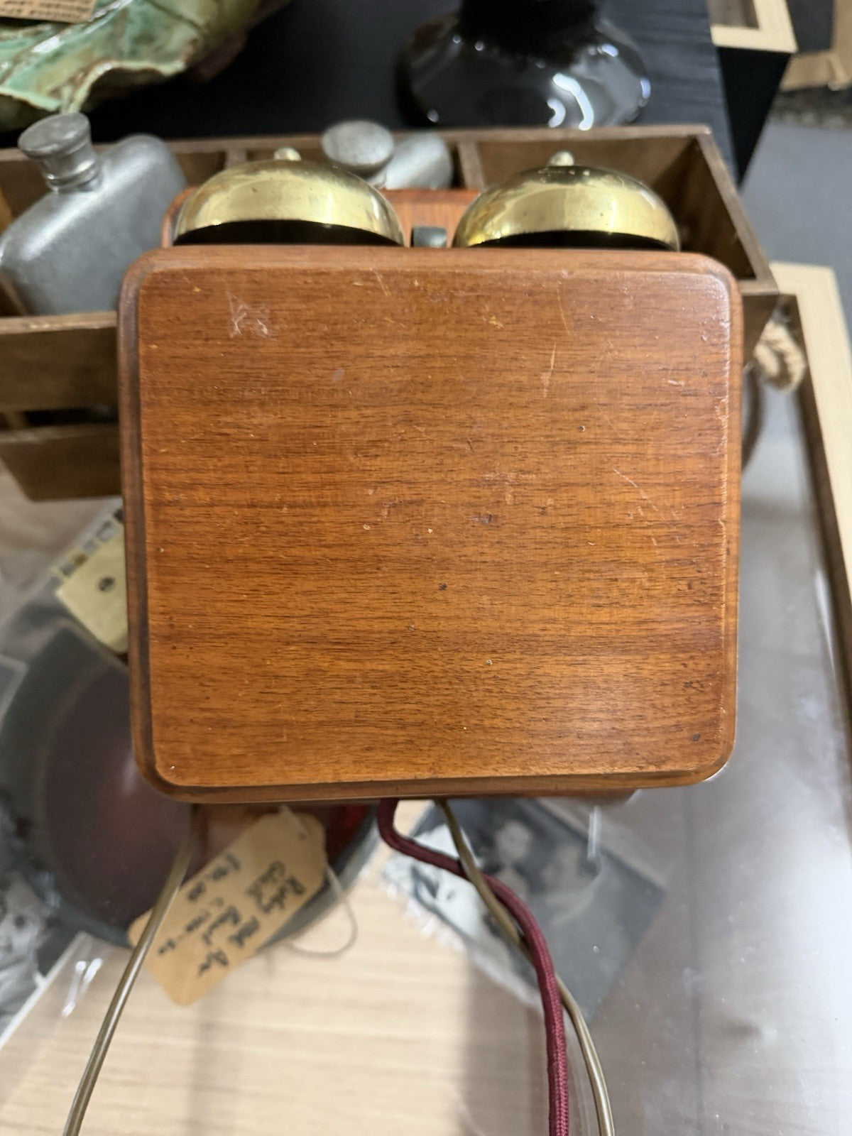 Vintage PMG Candlestick Telephone Timber Ringer Box Restored 1993 Antique