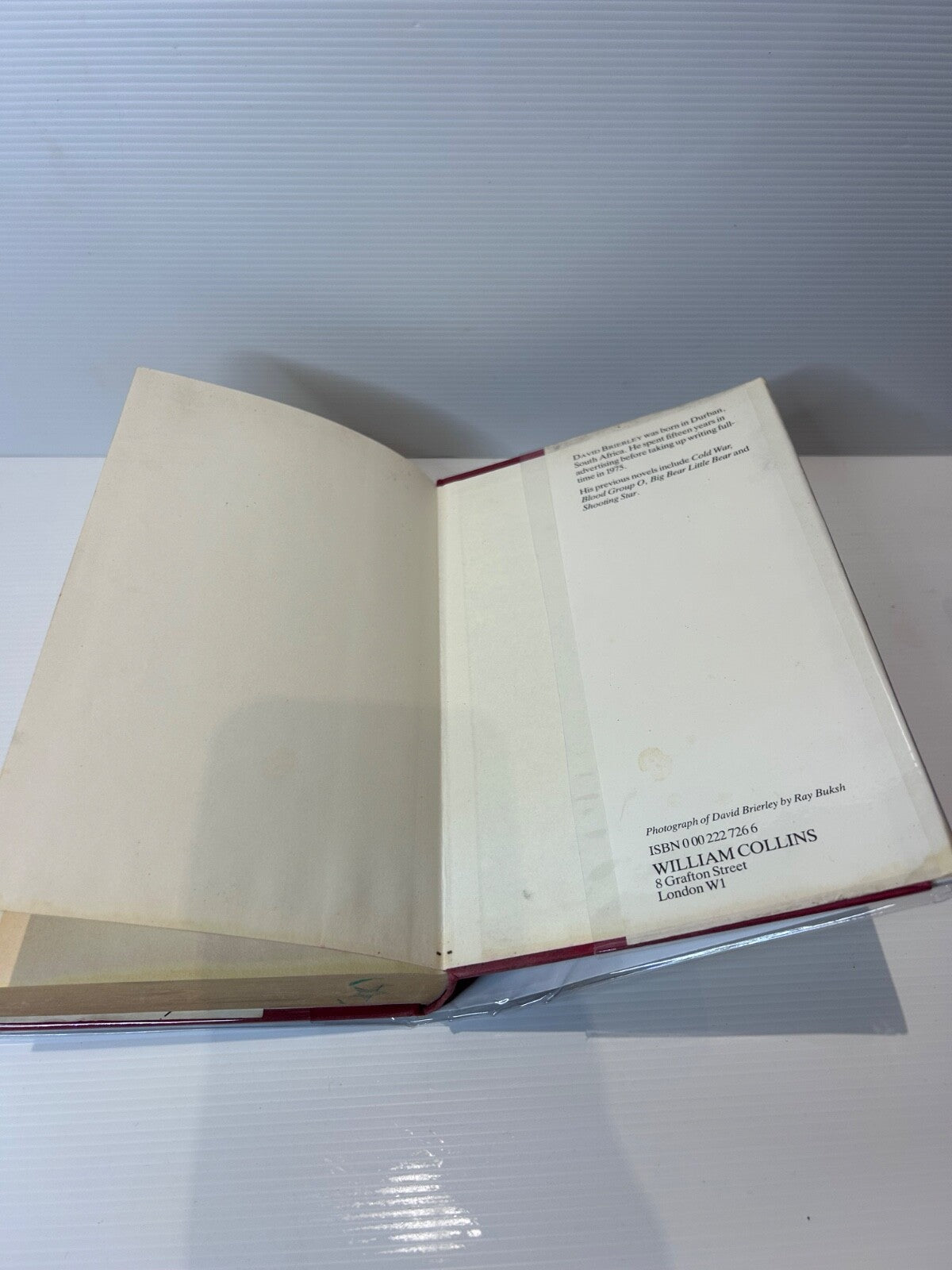 David Brierley Czechmate 1984 1st UK Edition HC DJ Collins Thriller 348pp