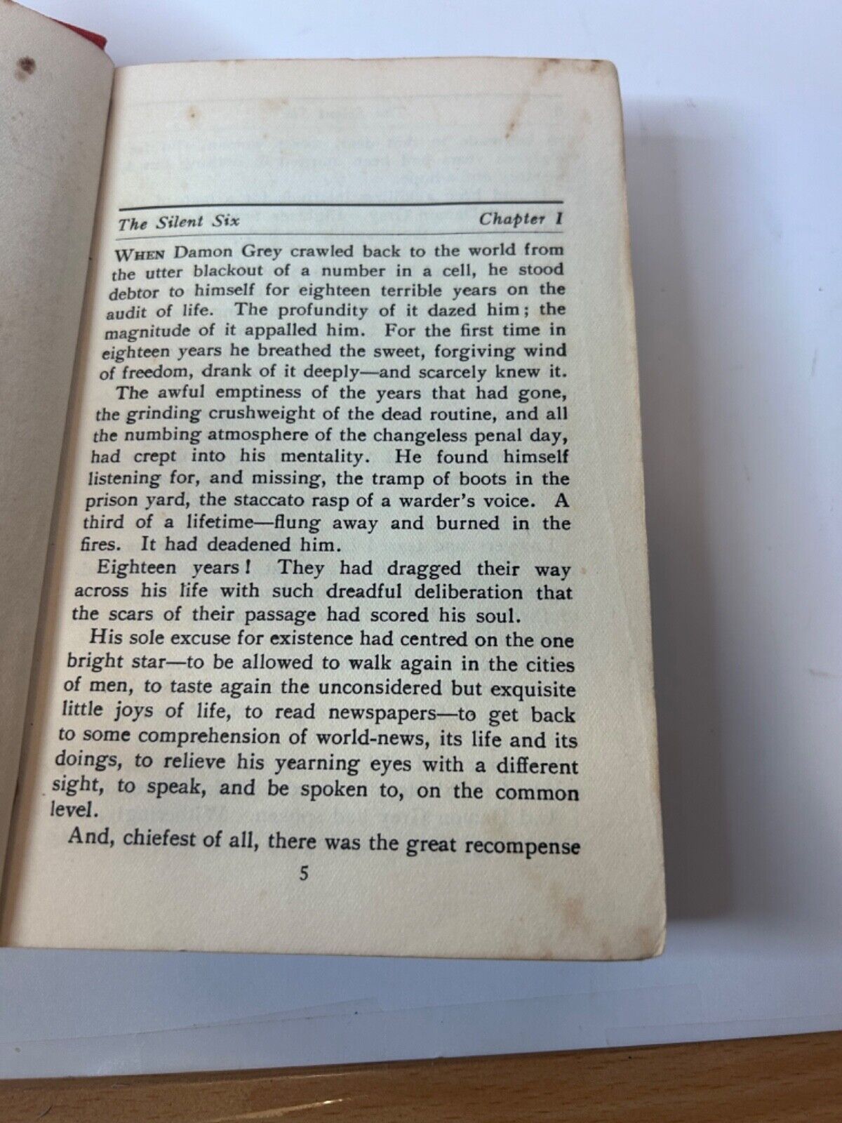 The Silent Six by Seamark Hodder & Stoughton - 1934 - Hardcover RARE COLLECTABLE