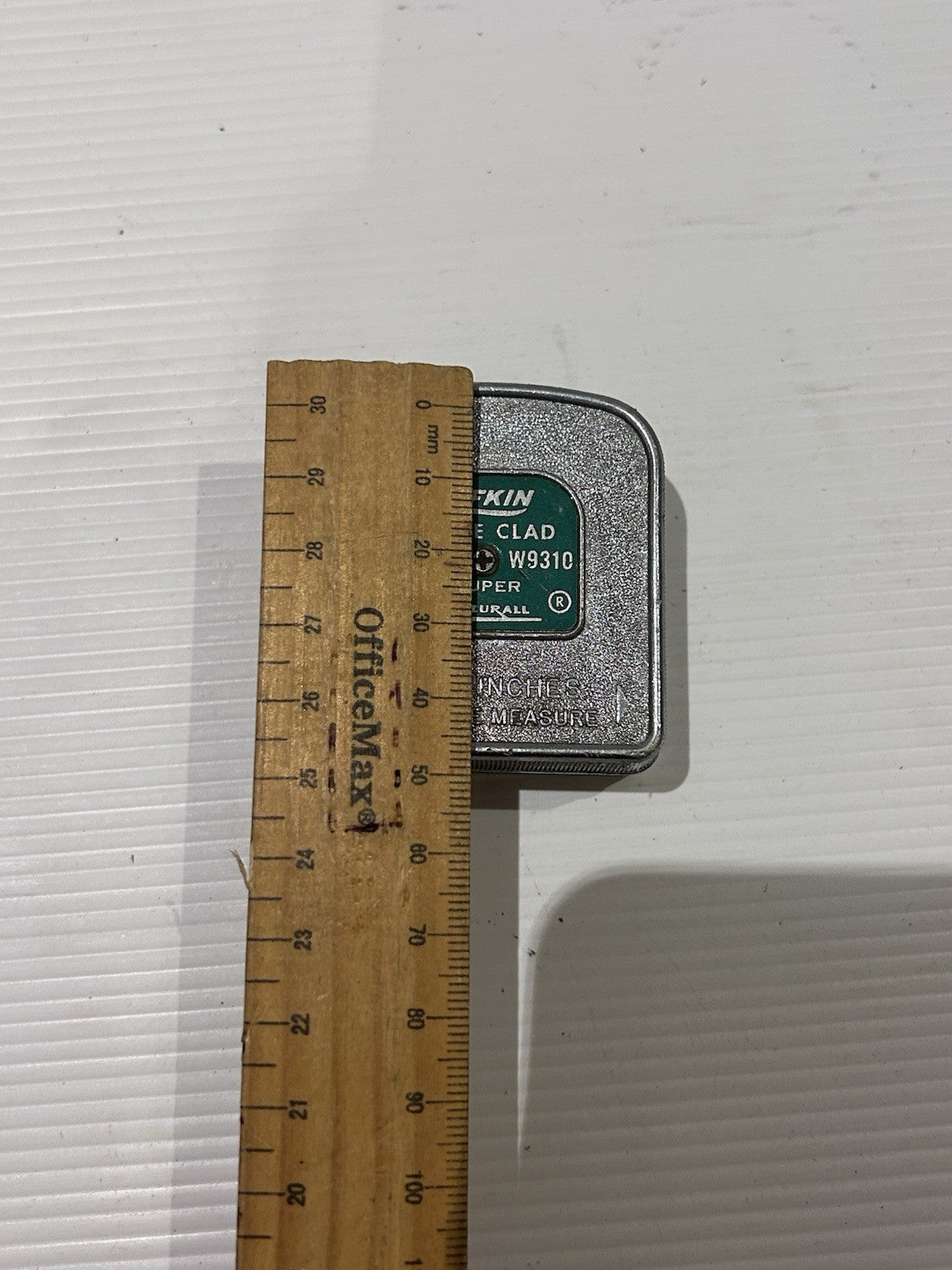 Vintage Lufkin 10ft Tape Measure W9310 White Clad Super Mezurall Canada