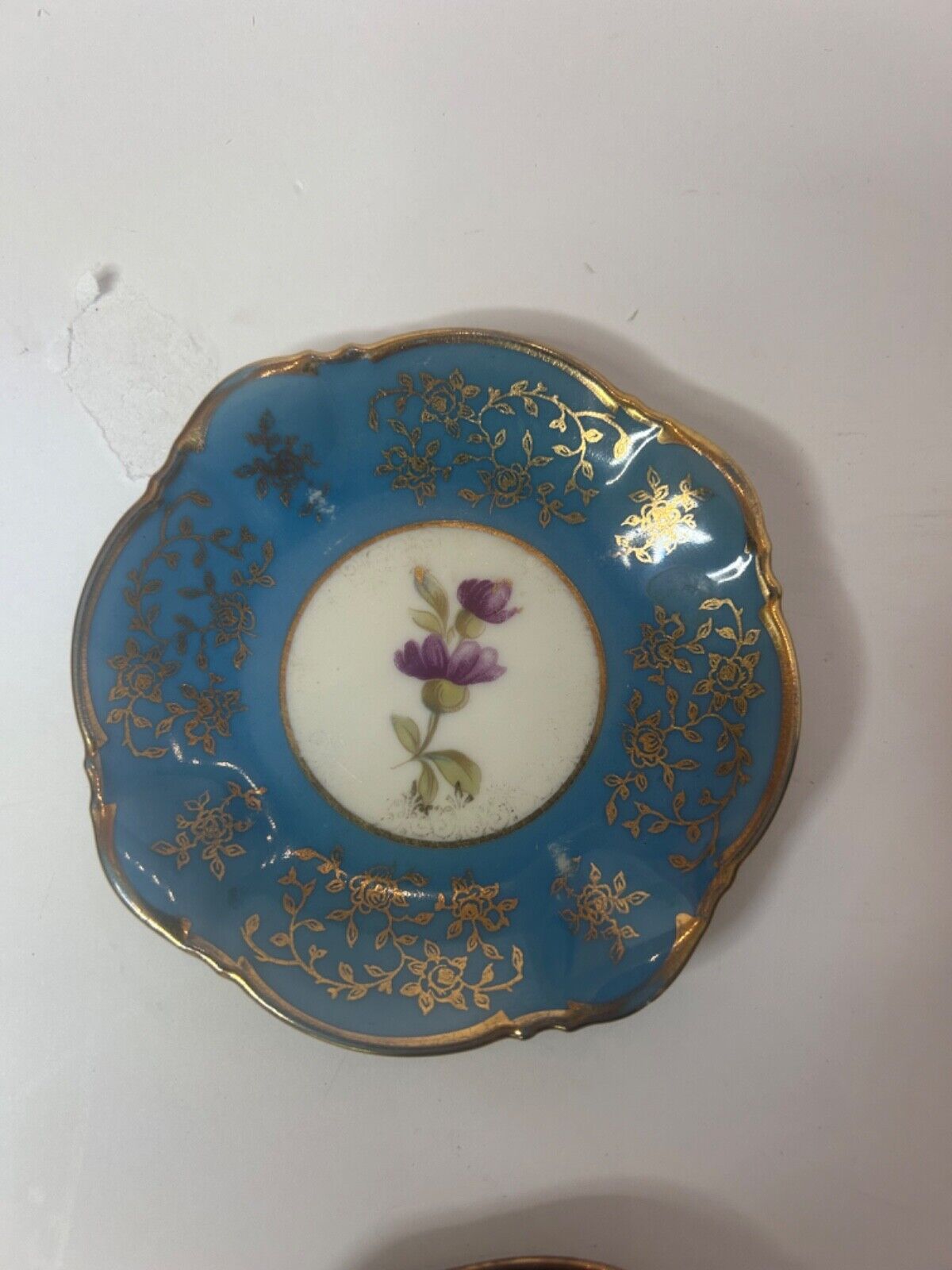 Zeh Scherzer 4 x Pin Small Dish Bavaria Germany approx 9 cm Vintage