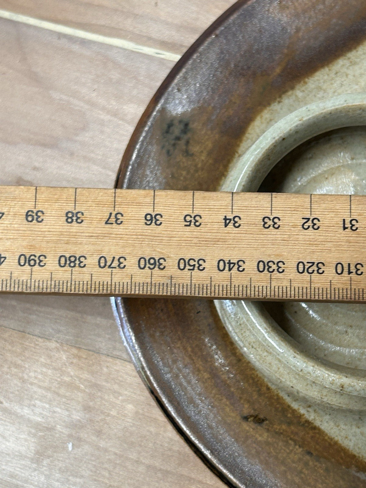 Robert Gordon Studio Pottery Dip Plate Signed Oval Platter 37cm c1985–92