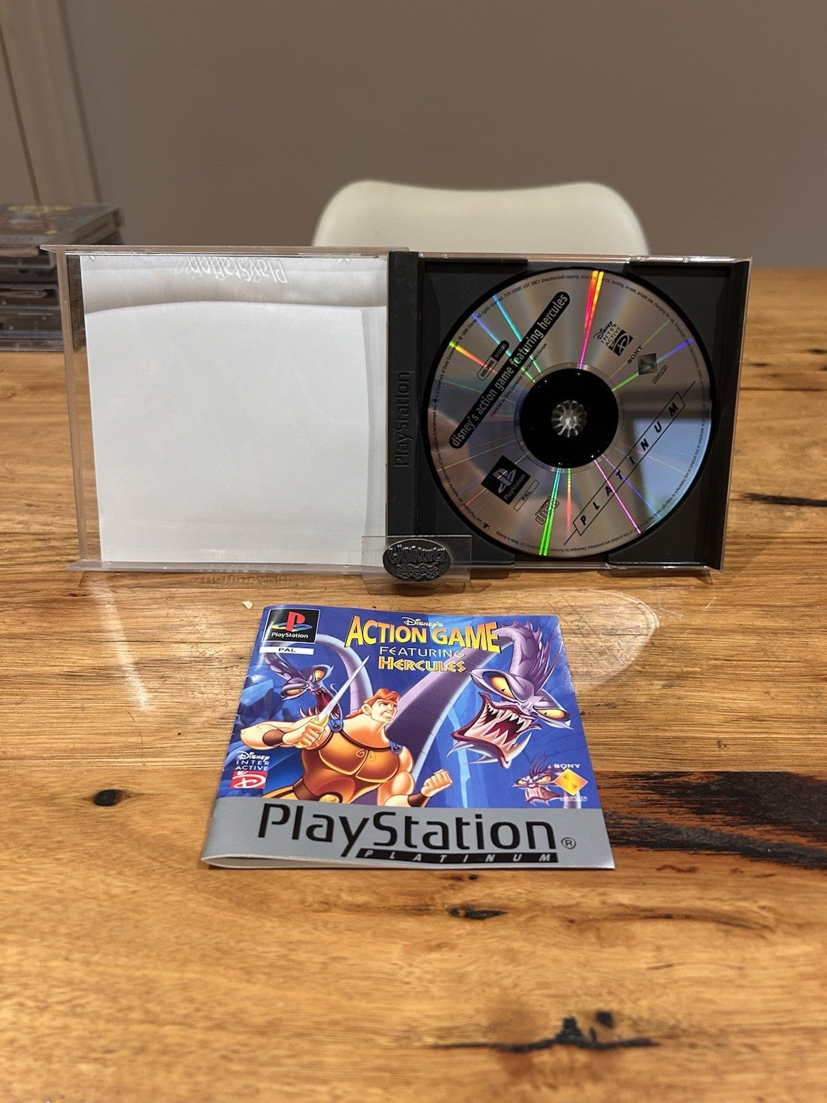 Disney Action Game Featuring Hercules PS1 Platinum PAL Complete w Manual