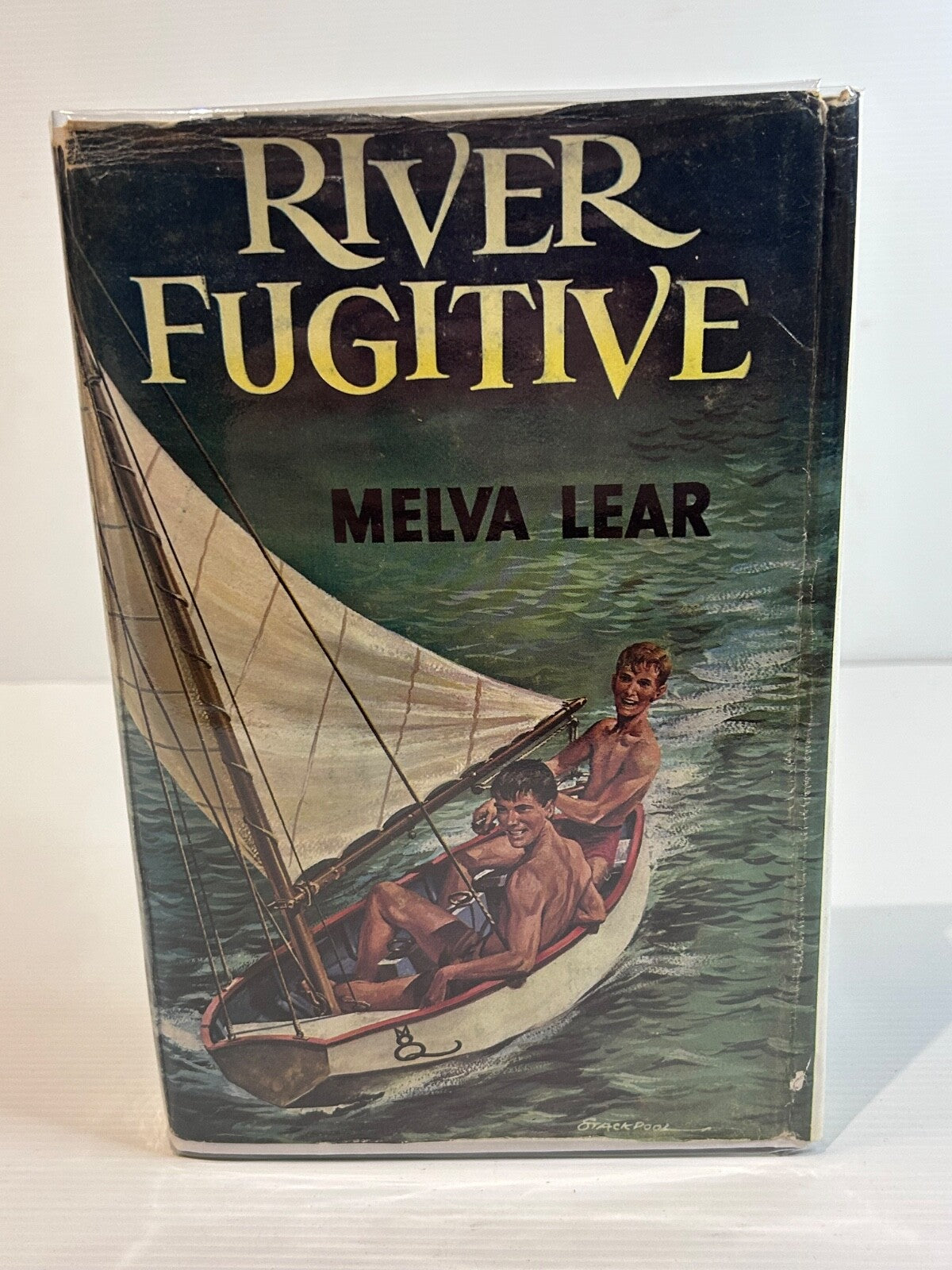 River Fugitive Melva Lear 1963 HC DJ 1st Ed Angus & Robertson Stackpool Art