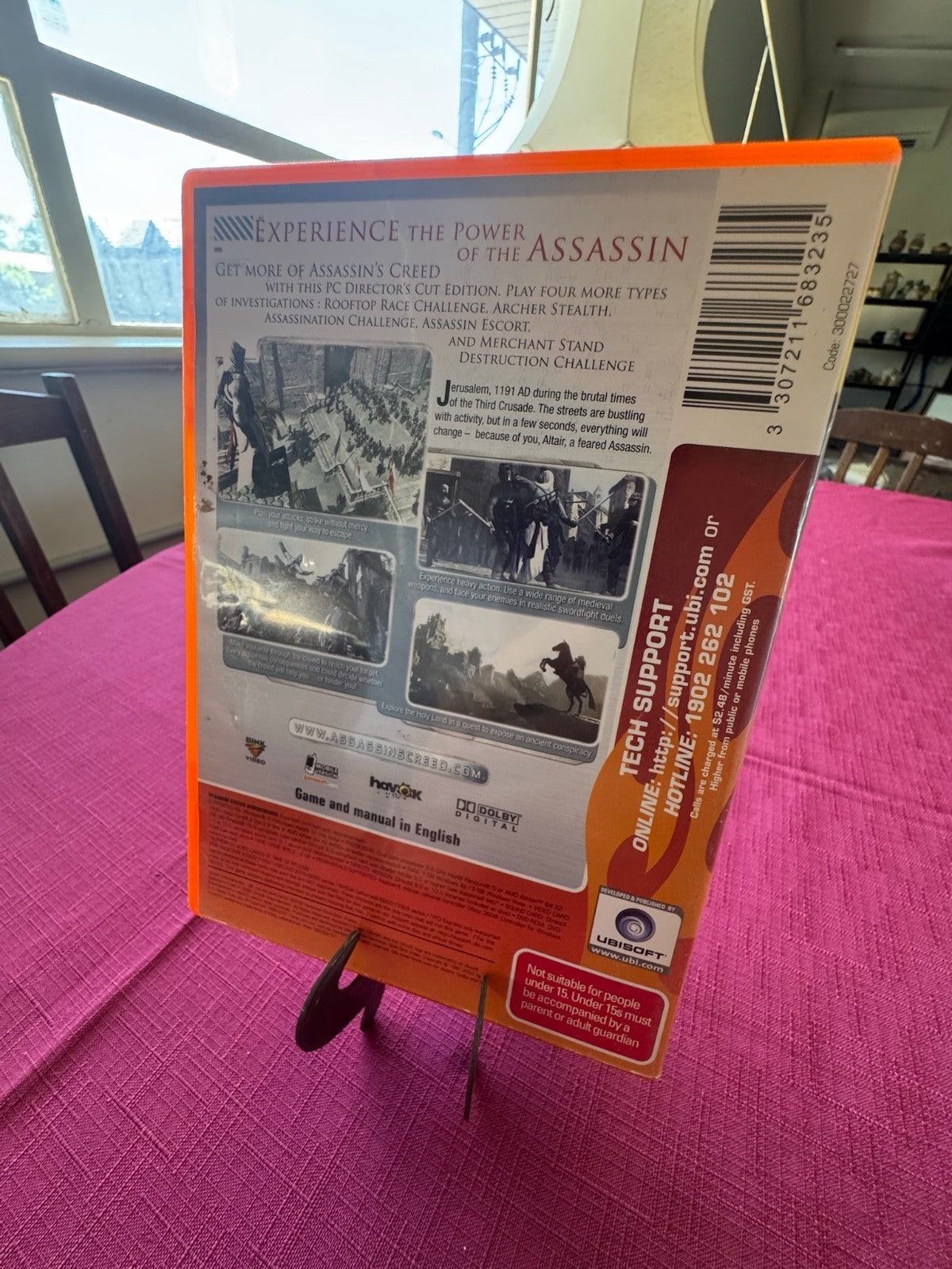 Assassin’s Creed PC DVD-ROM PAL – Director’s Cut Complete w Case & Disc | 2008