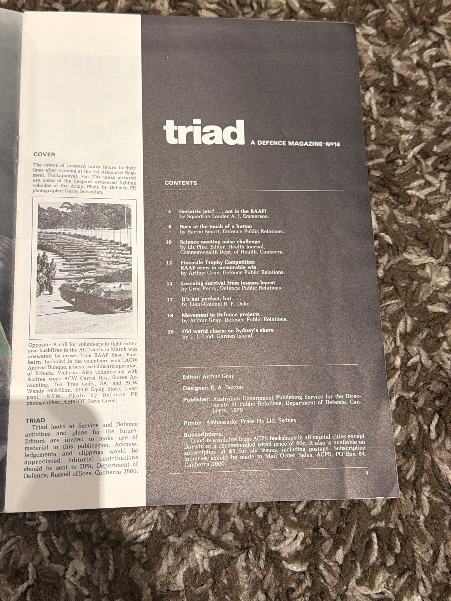 Triad – A Defence Magazine No. 14 | Winter 1979 | Australian Defence