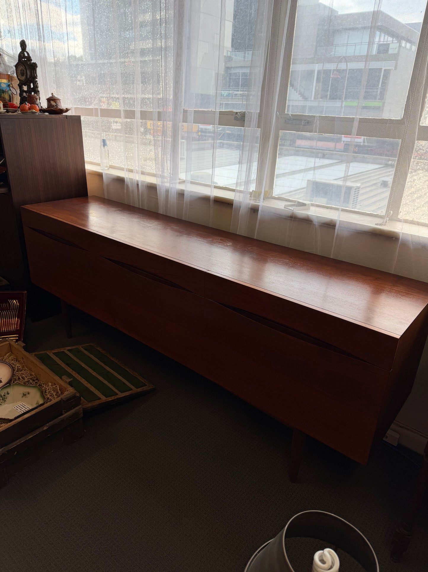 Conrad Rodd “The Dansk Collection” Mid Century Teak Sideboard Buffet | Rodd Furniture | 197cm