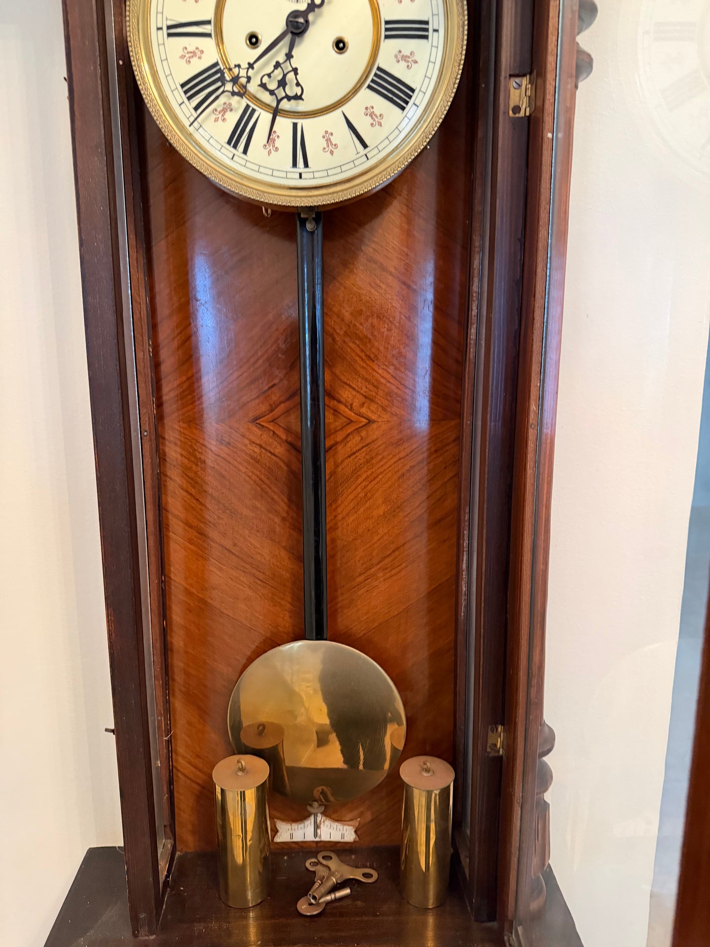 Antique Vienna Regulator Wall Clock – Believed Gustav Becker – c.1900