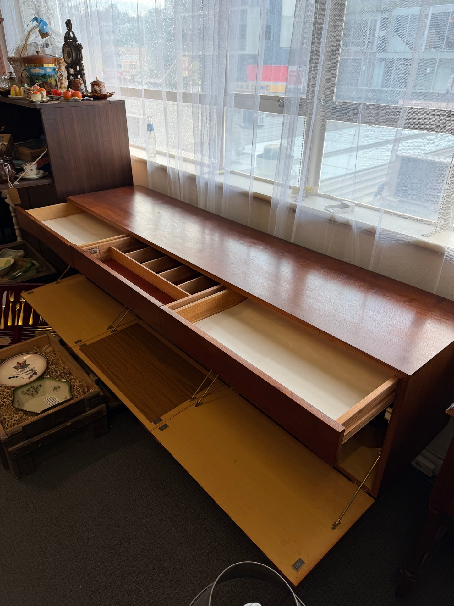 Conrad Rodd “The Dansk Collection” Mid Century Teak Sideboard Buffet | Rodd Furniture | 197cm