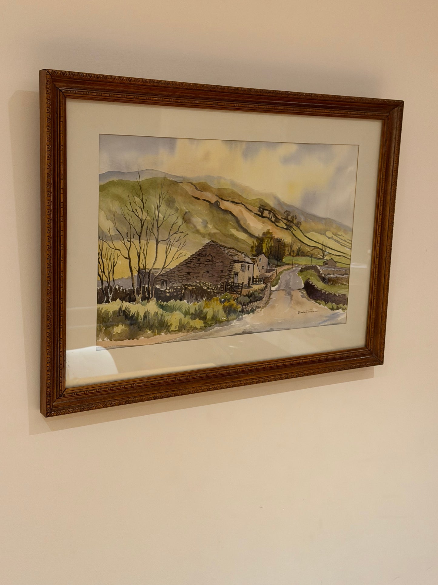 Stanley Trainor (British) – “Halton Gill, Littondale” – Original Signed Watercolour Dated 21 May 1978