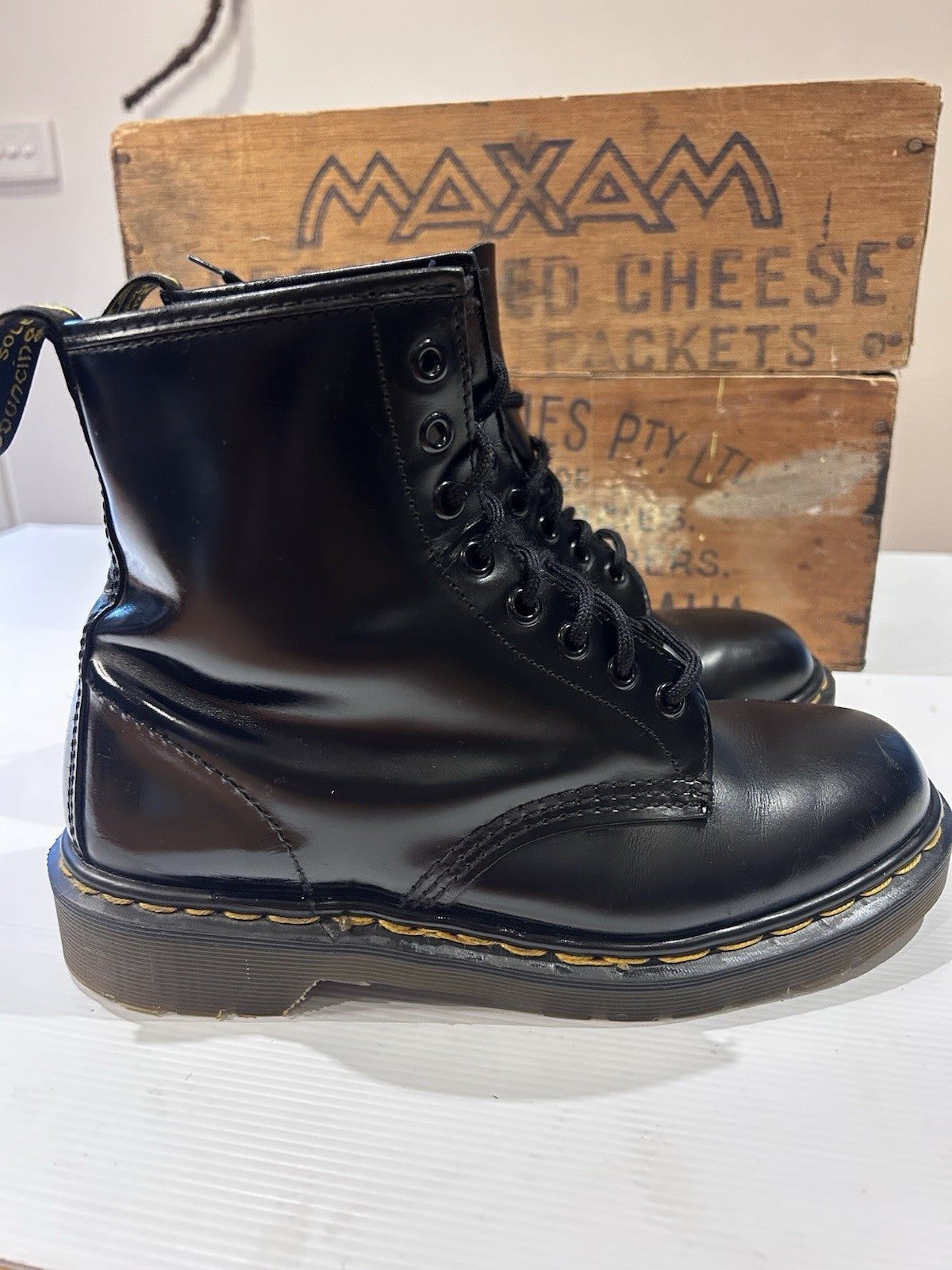Dr. Martens 1460 UK8/Euro 42 Made in England Boots | MIE Black Smooth Leather