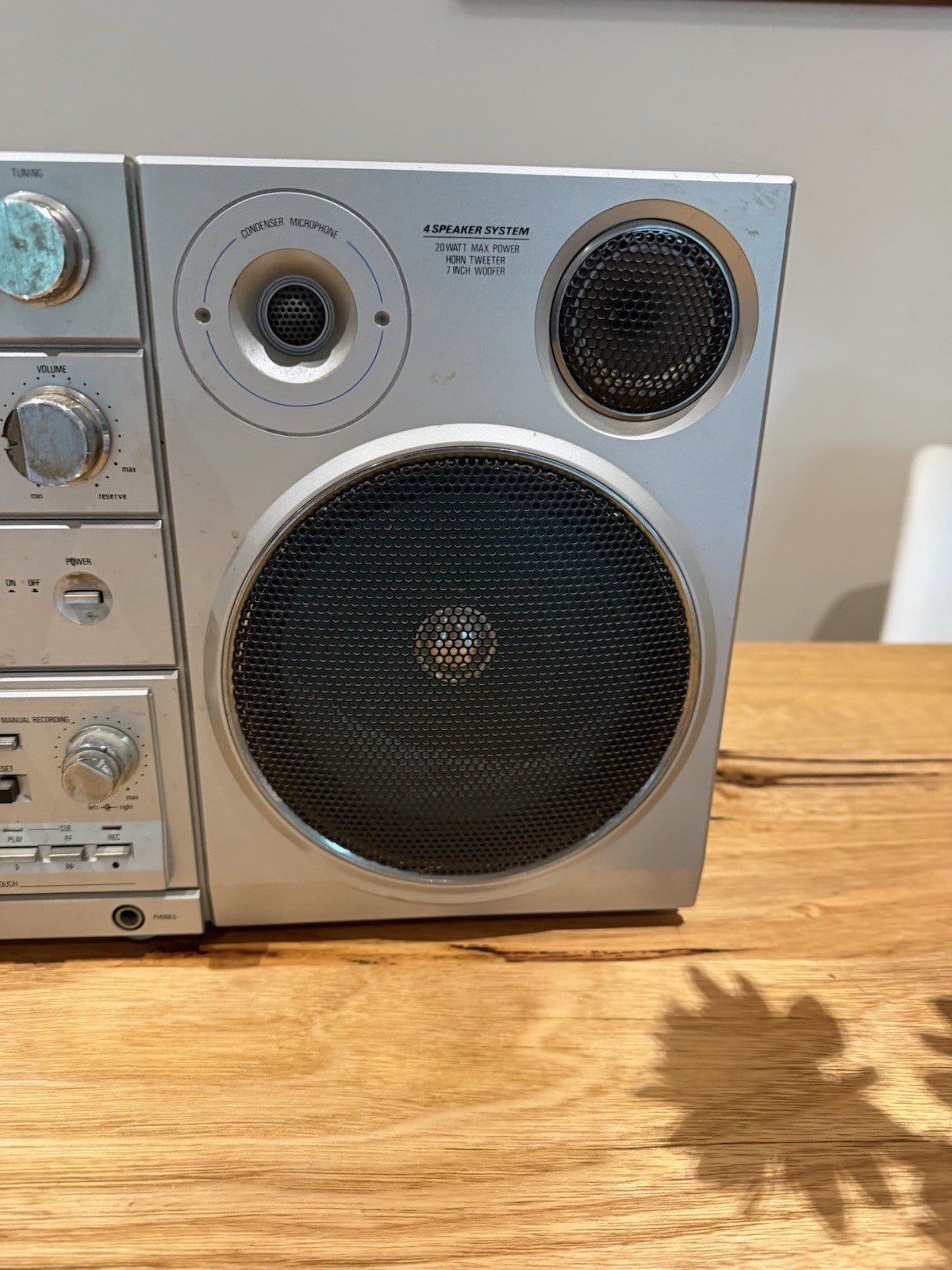 Philips D8623 Stereo Sound Machine Boombox Radio Cassette Vintage Tape Fault