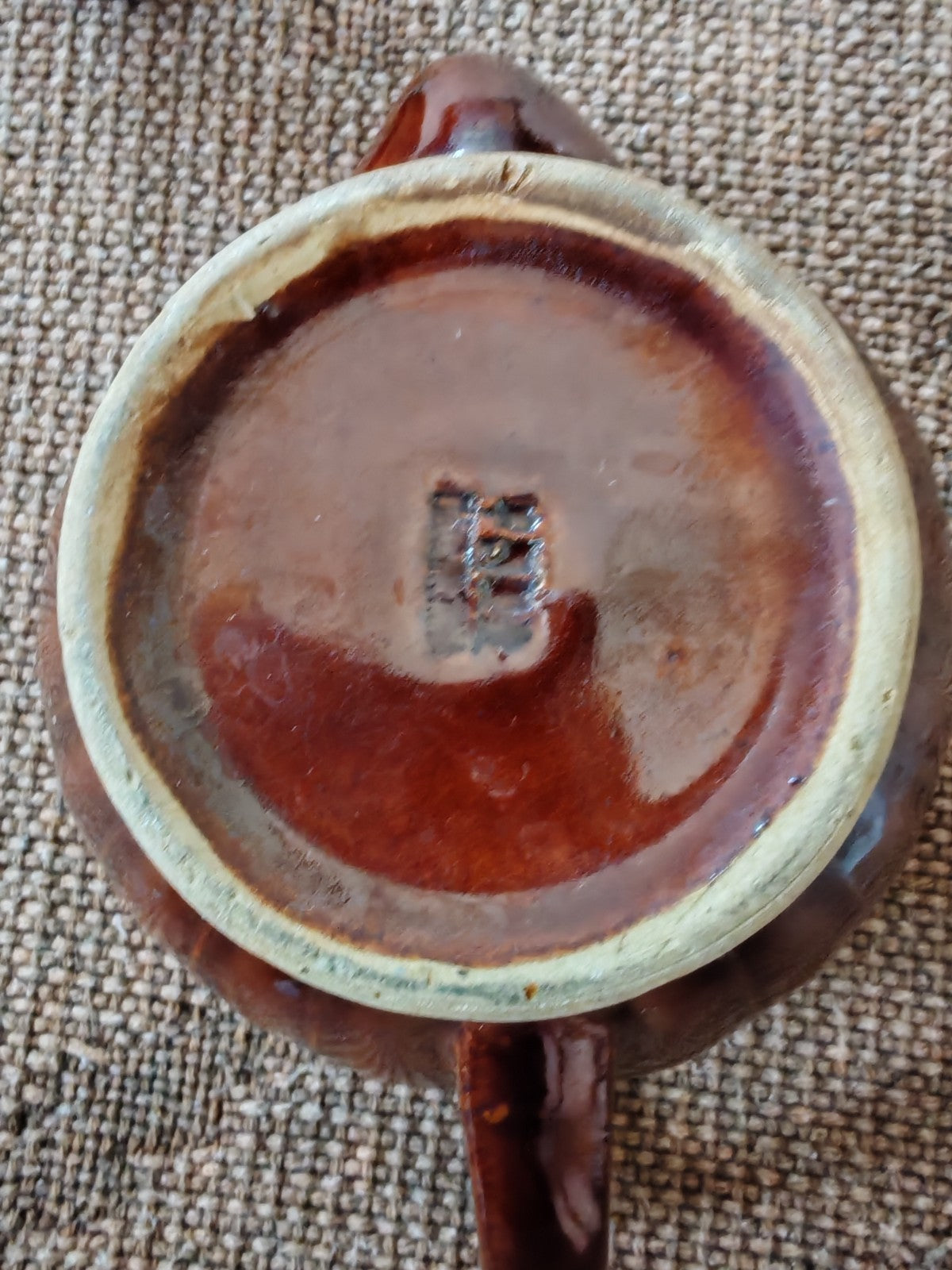 Vintage Brown-Glazed Studio Pottery Teapot with Lid | c. Mid–Late 20th Century