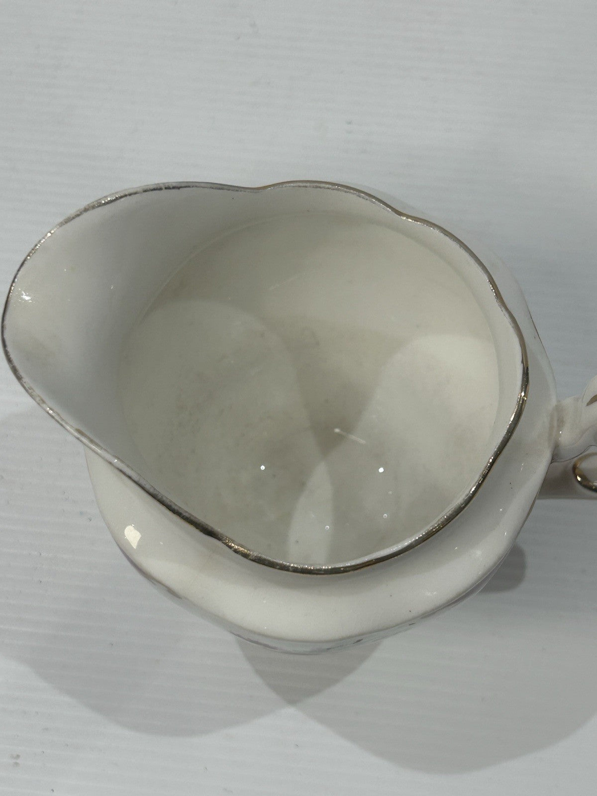 Royal Albert Canterbury Creamer Jug Bone China England Floral Gilt