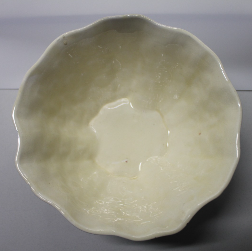 Lancaster & Sandland English Ware Basketweave Bowl c.1940s