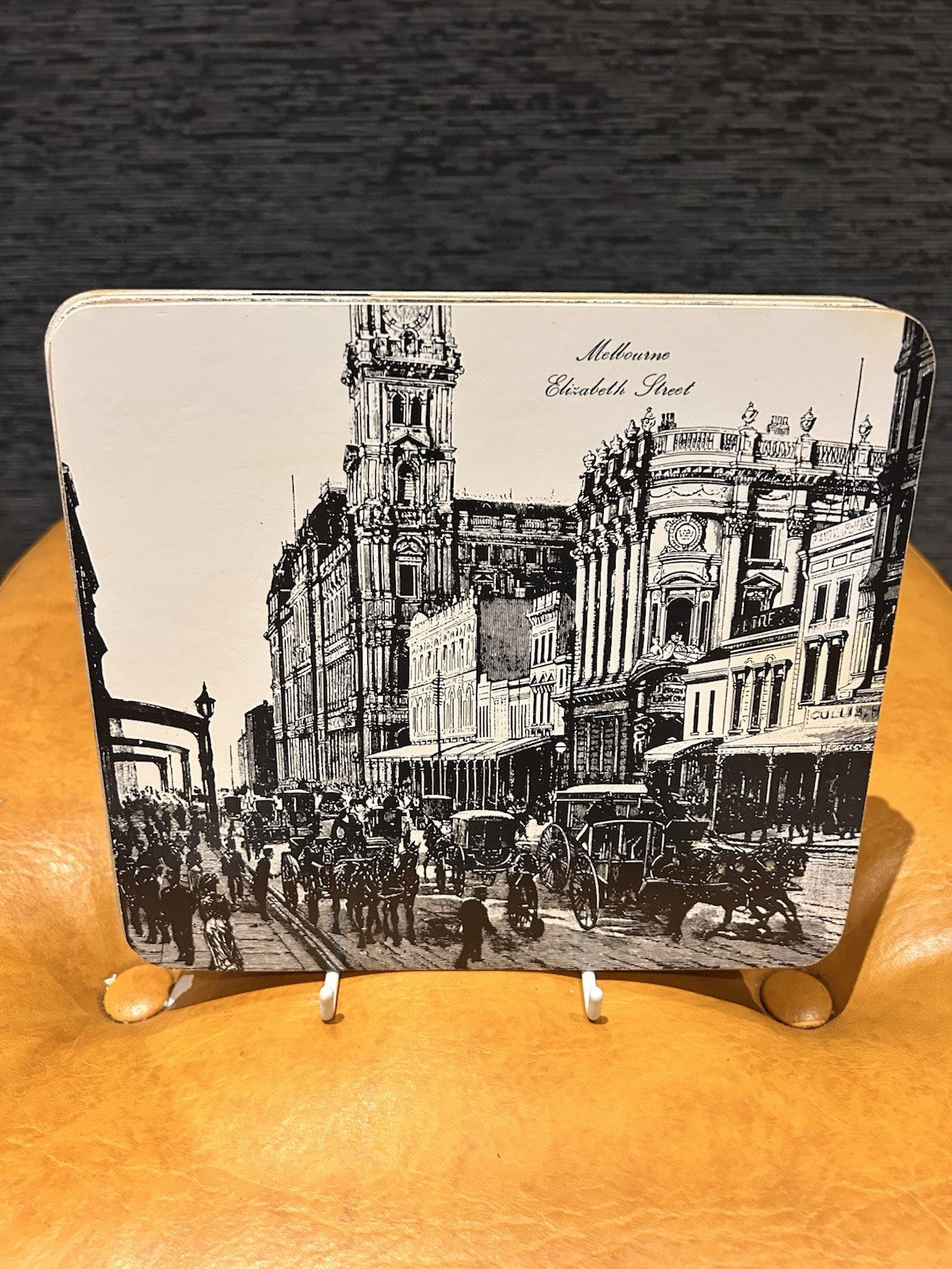 Vintage 1970s Princess Table Mats Melbourne Scenes Set 6 Boxed