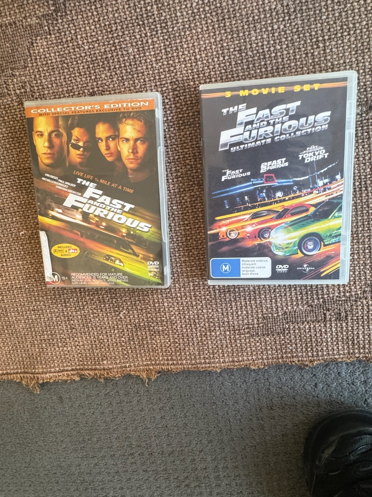 Fast & Furious DVD Bundle | Films 1–3 + Collector’s Edition | Action Car Racing