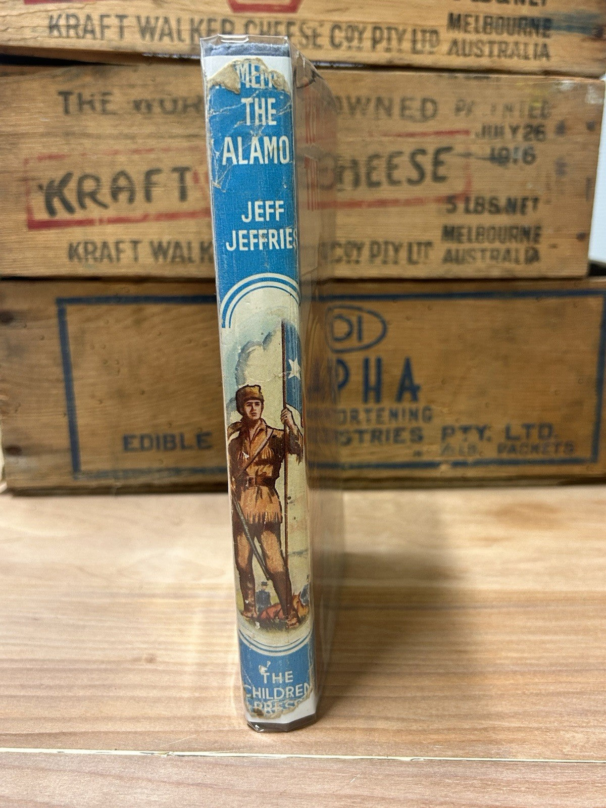 Remember the Alamo! Jeff Jeffries 1952 HC DJ The Story of Davy Crockett UK Editi