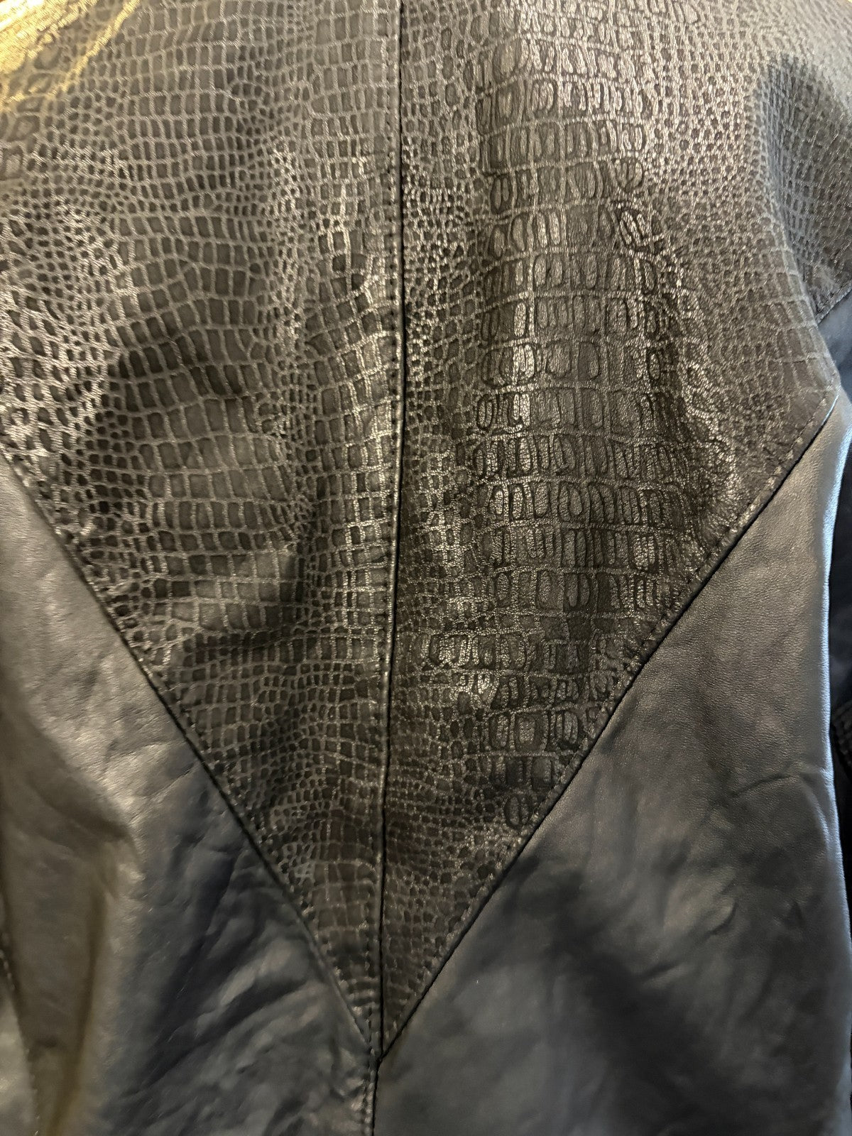 Vintage Black Leather Jacket – Exclusive Leather Ranch – Size 14
