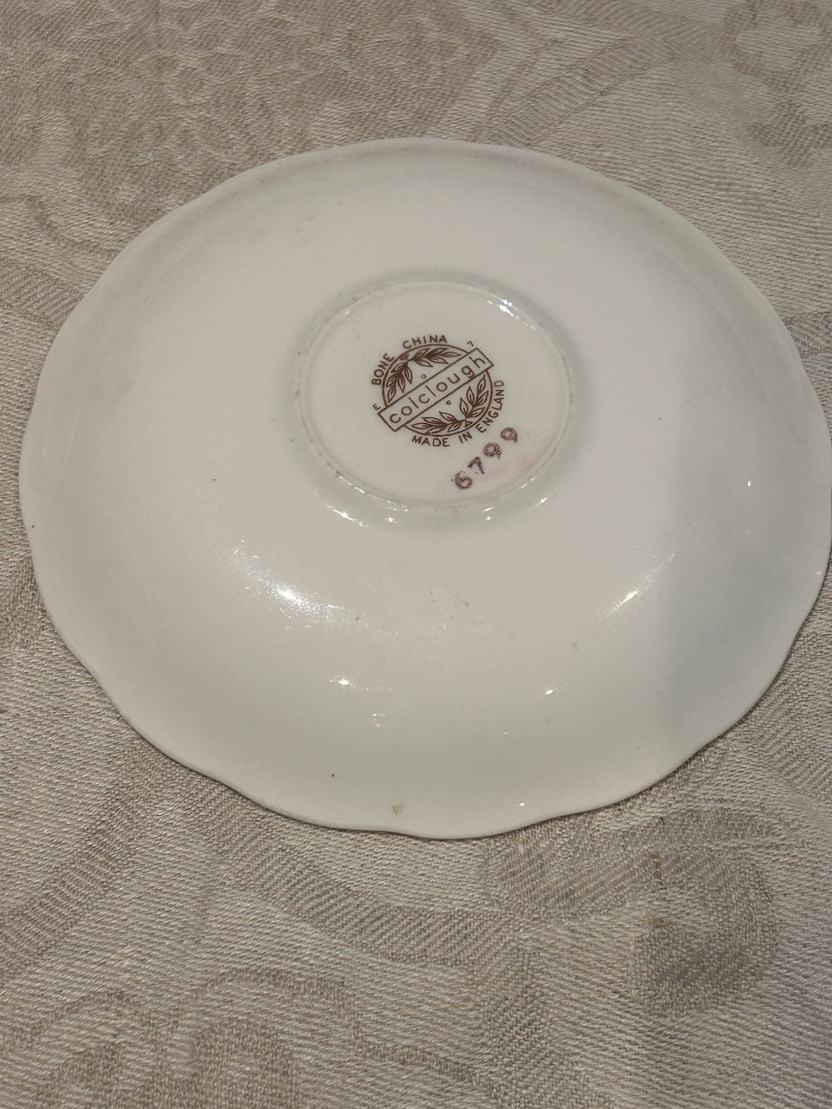 Vintage Colclough Bone China Tiger Lily Teacup & Saucer – England