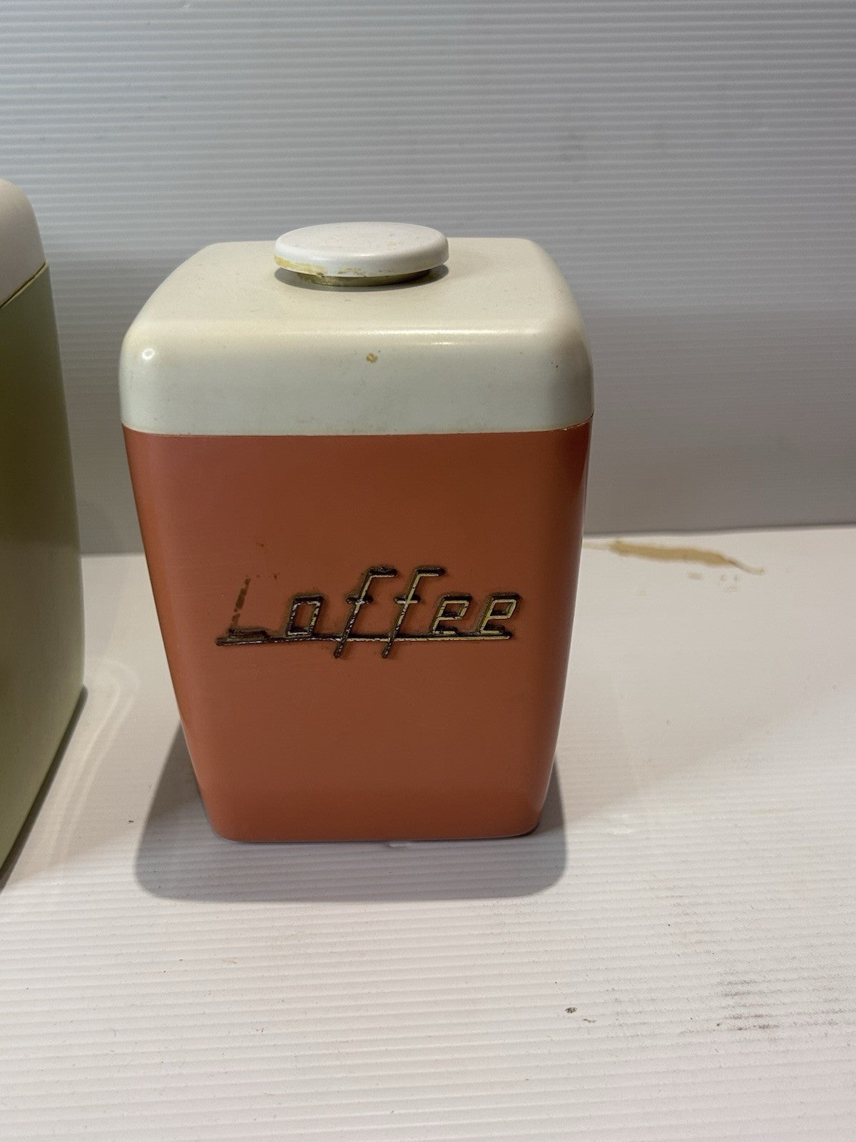 Vintage Nally Kitchen Canisters Set of 4 – Sugar Rice Tea Coffee Retro 1950s