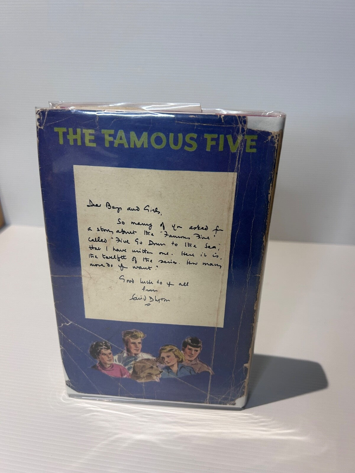 Five Go Down to the Sea Enid Blyton 1953 HC DJ 1st Ed Famous Five H&S