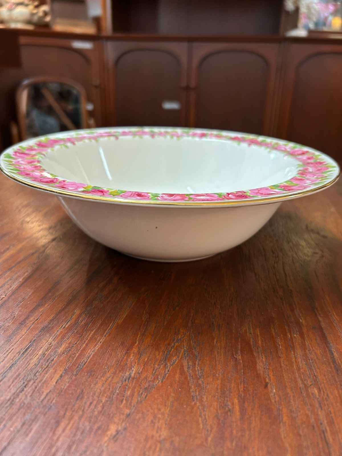 Vintage Royal Doulton Rose Garland Bowl Set 1 Large + 6 Small Bowls D5533